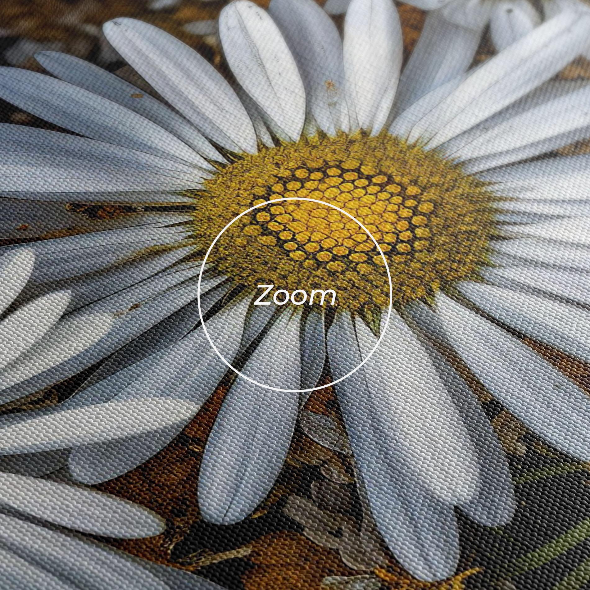 Tablou Canvas Heart Shaped Daisy mockup 3