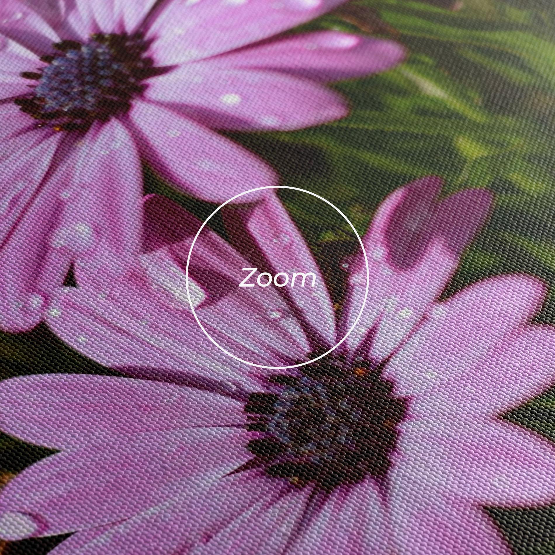 Tablou Canvas Purple Daisy mockup 3