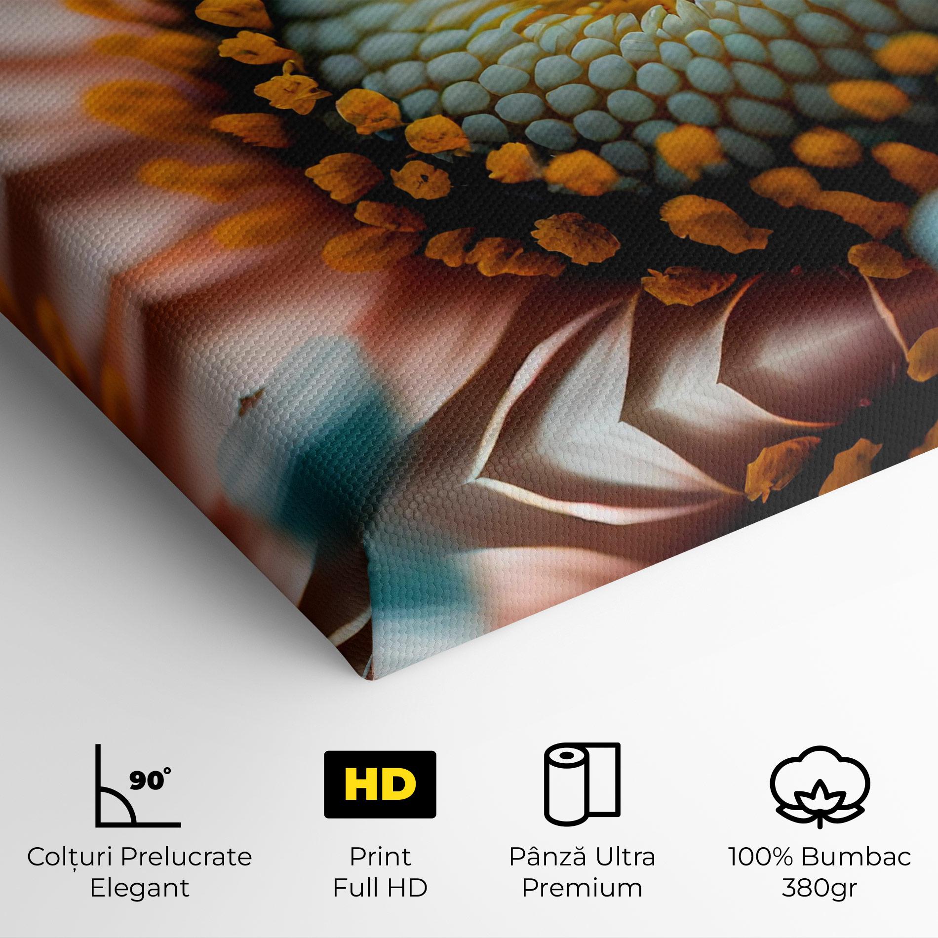 Tablou Canvas Big Blue Daisy mockup 4