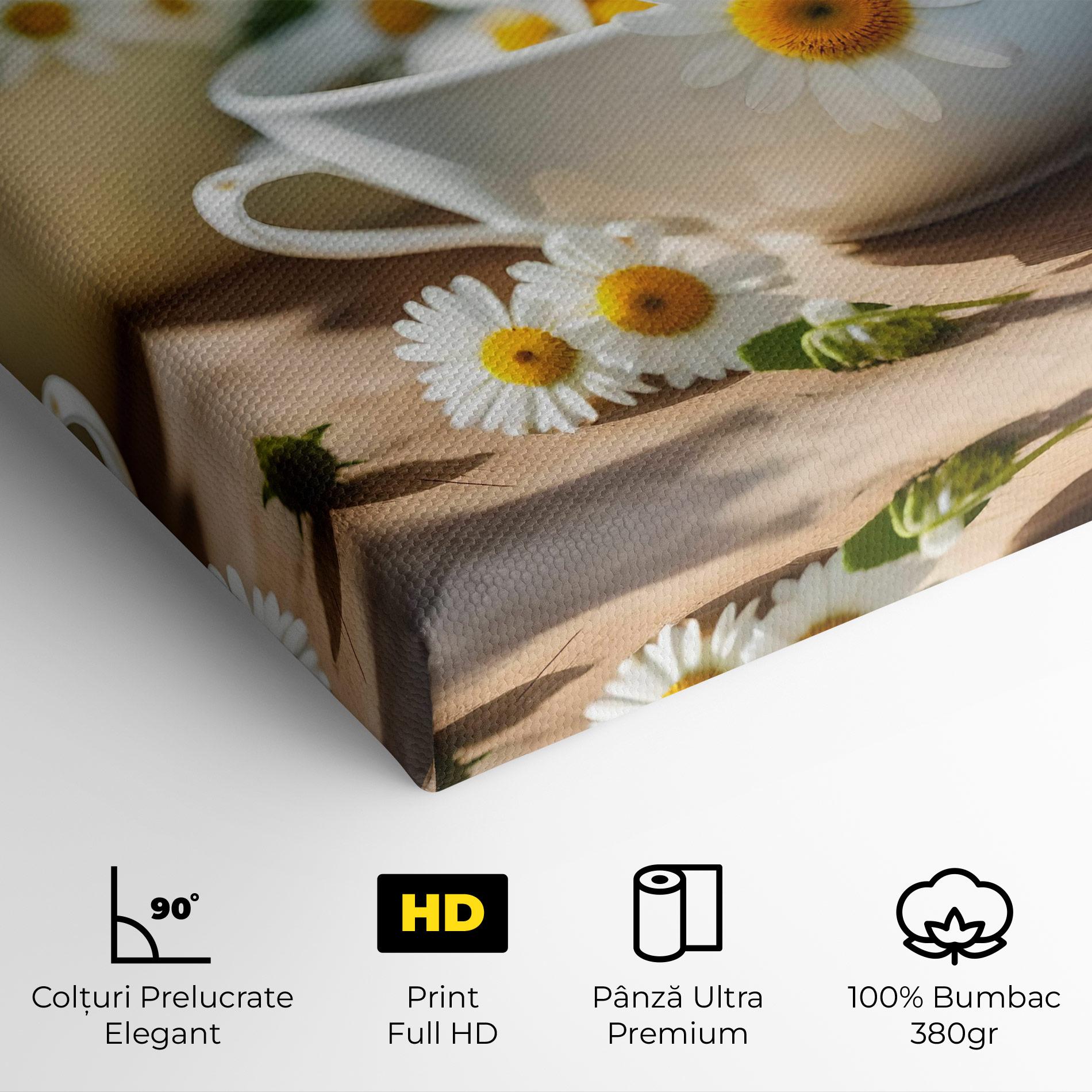 Tablou Canvas Daisies In A Cup mockup 4