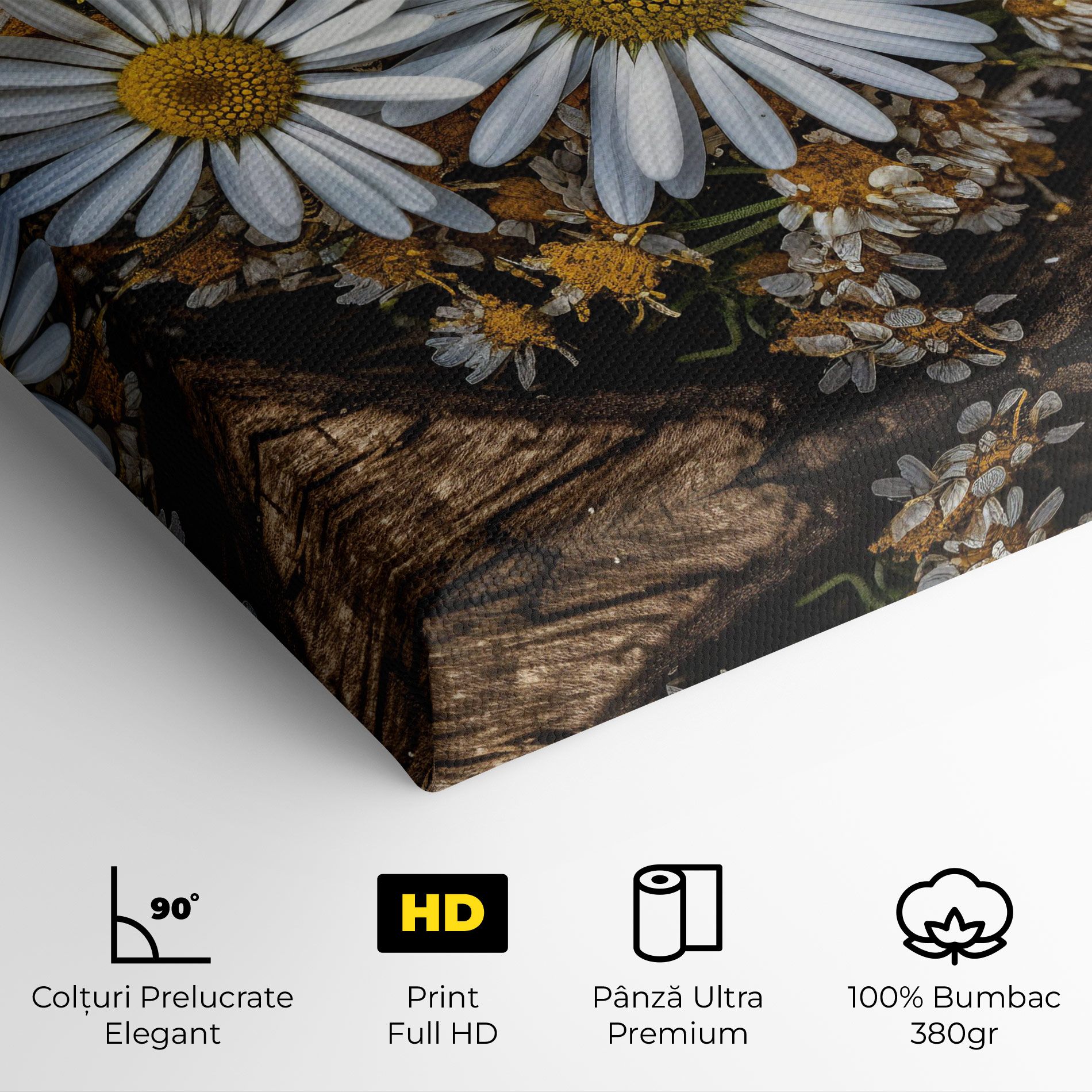 Heart Shaped Daisy mockup 4