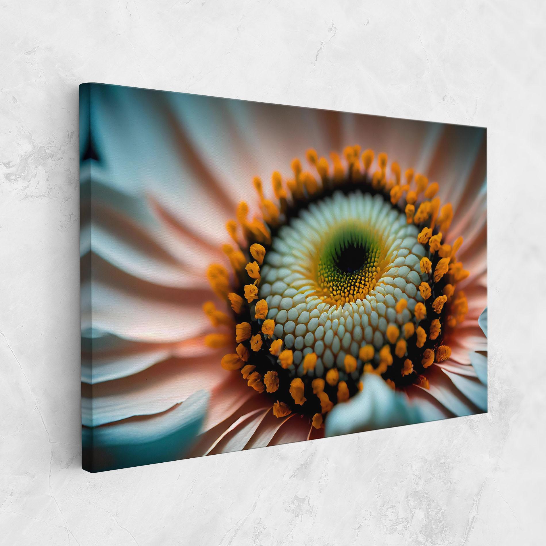 Tablou Canvas Big Blue Daisy mockup 1