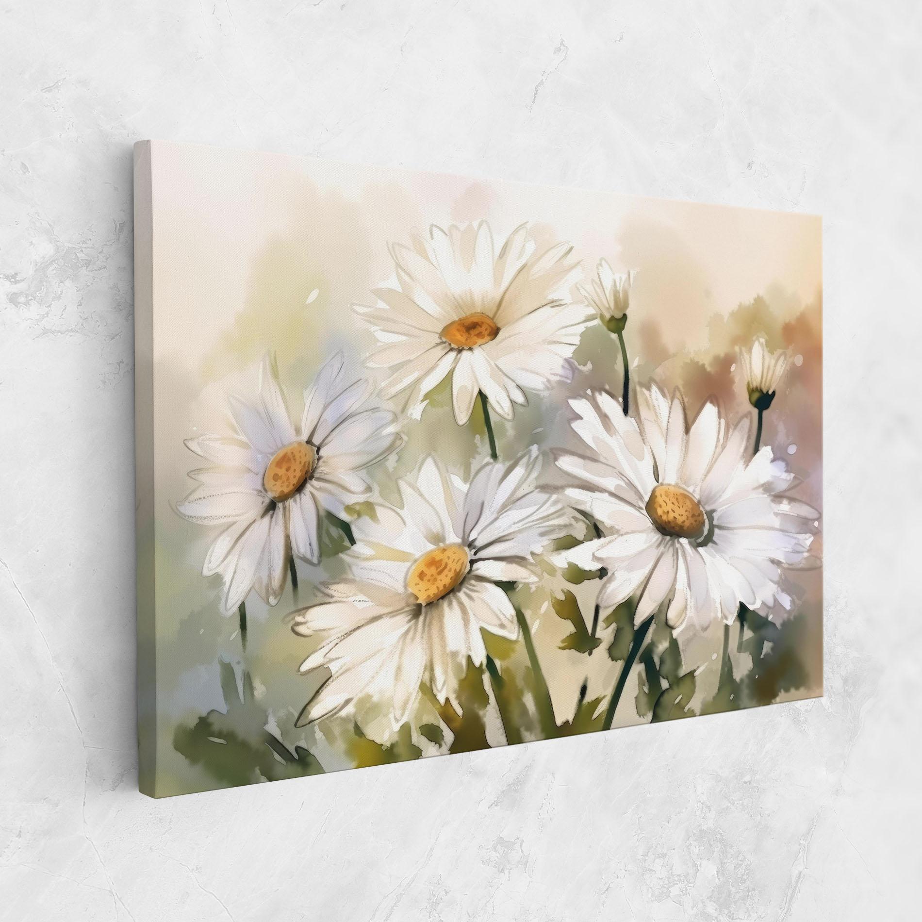 Tablou Canvas Daisy Painting mockup 1