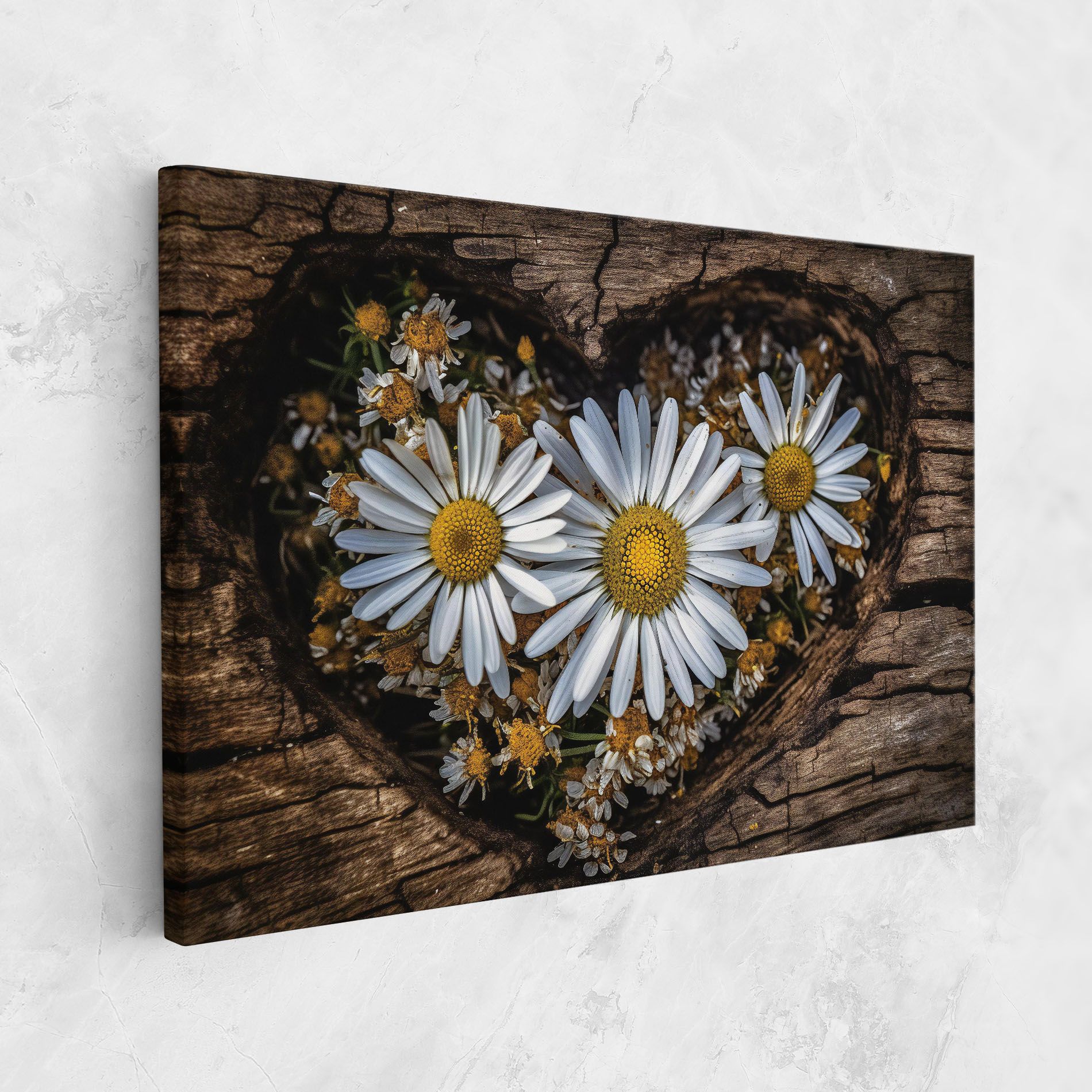 Heart Shaped Daisy mockup 1