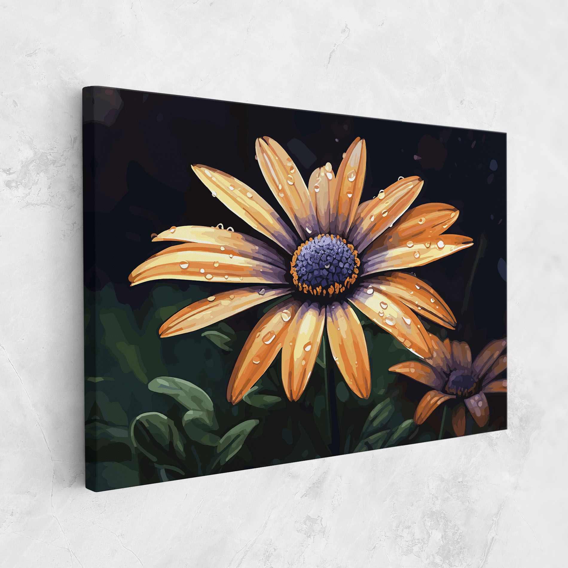 Orange Pretty Daisy mockup 1