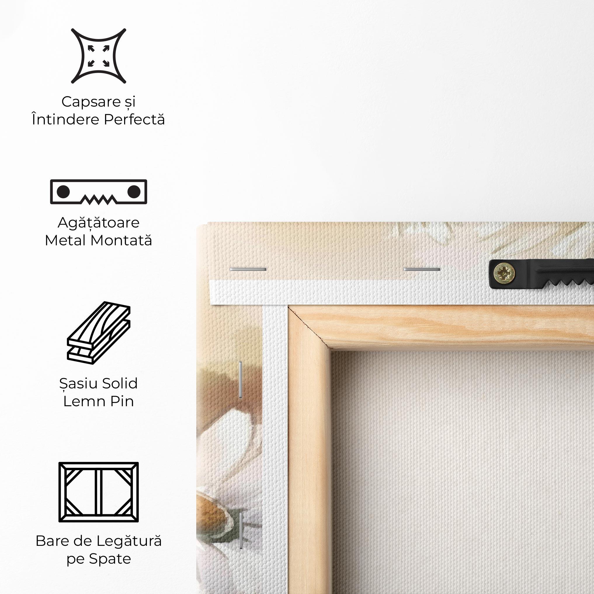 Tablou Canvas Daisy Painting mockup 5