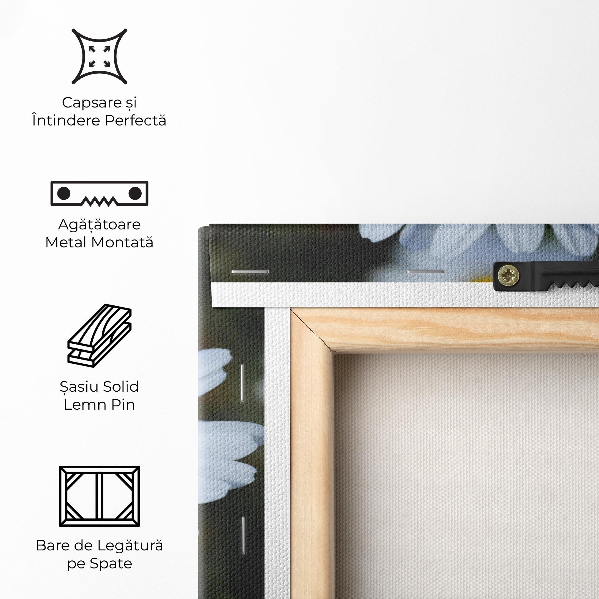 Tablou Canvas Strong Yellow Daisy mockup 5