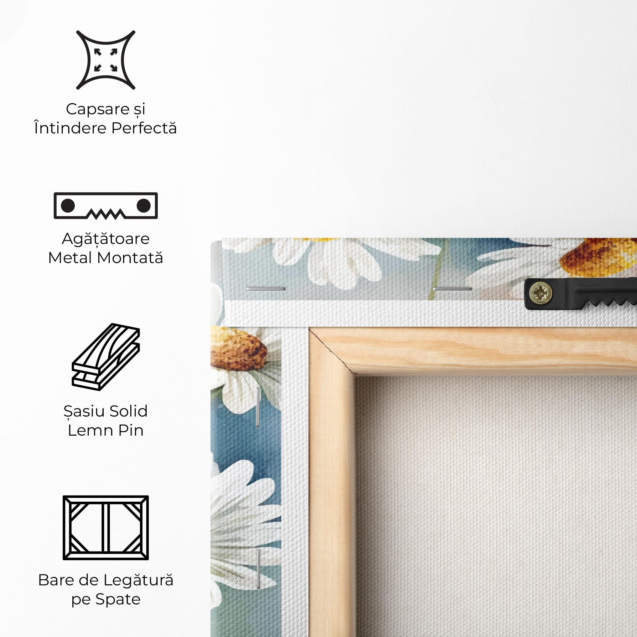 White Daisy Art mockup 5