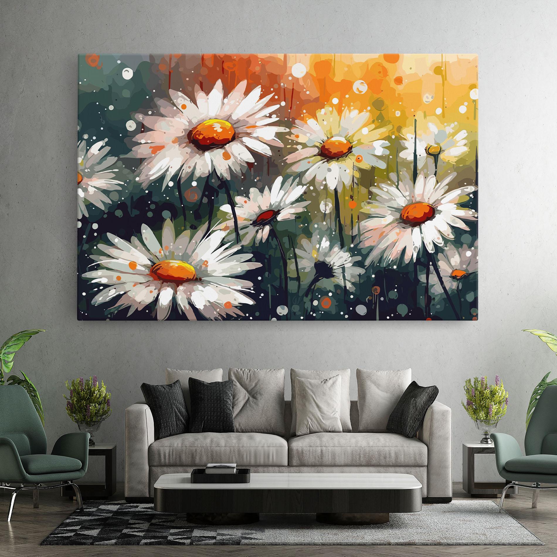 Tablou Canvas Daisy Art mockup 7