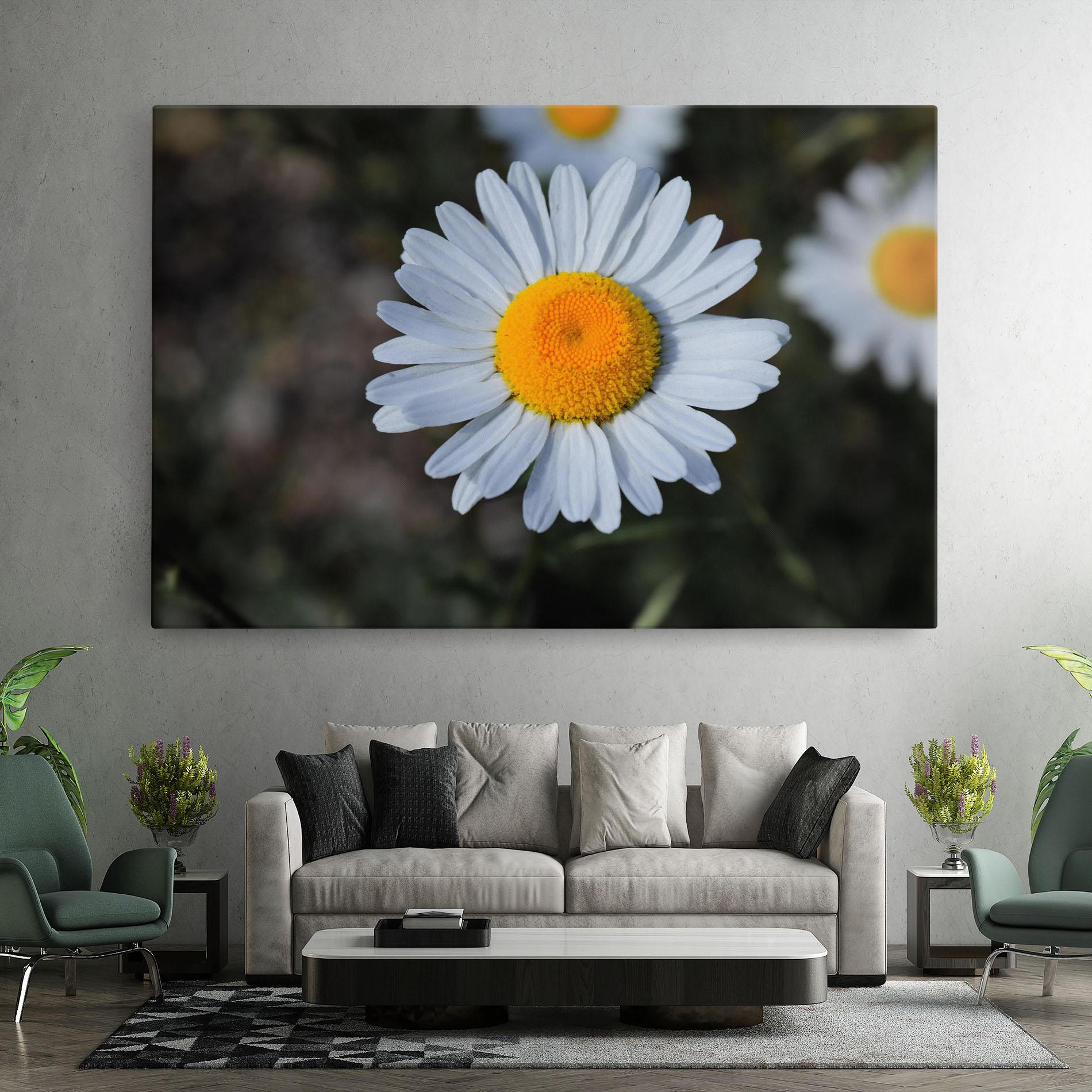Tablou Canvas Strong Yellow Daisy mockup 7