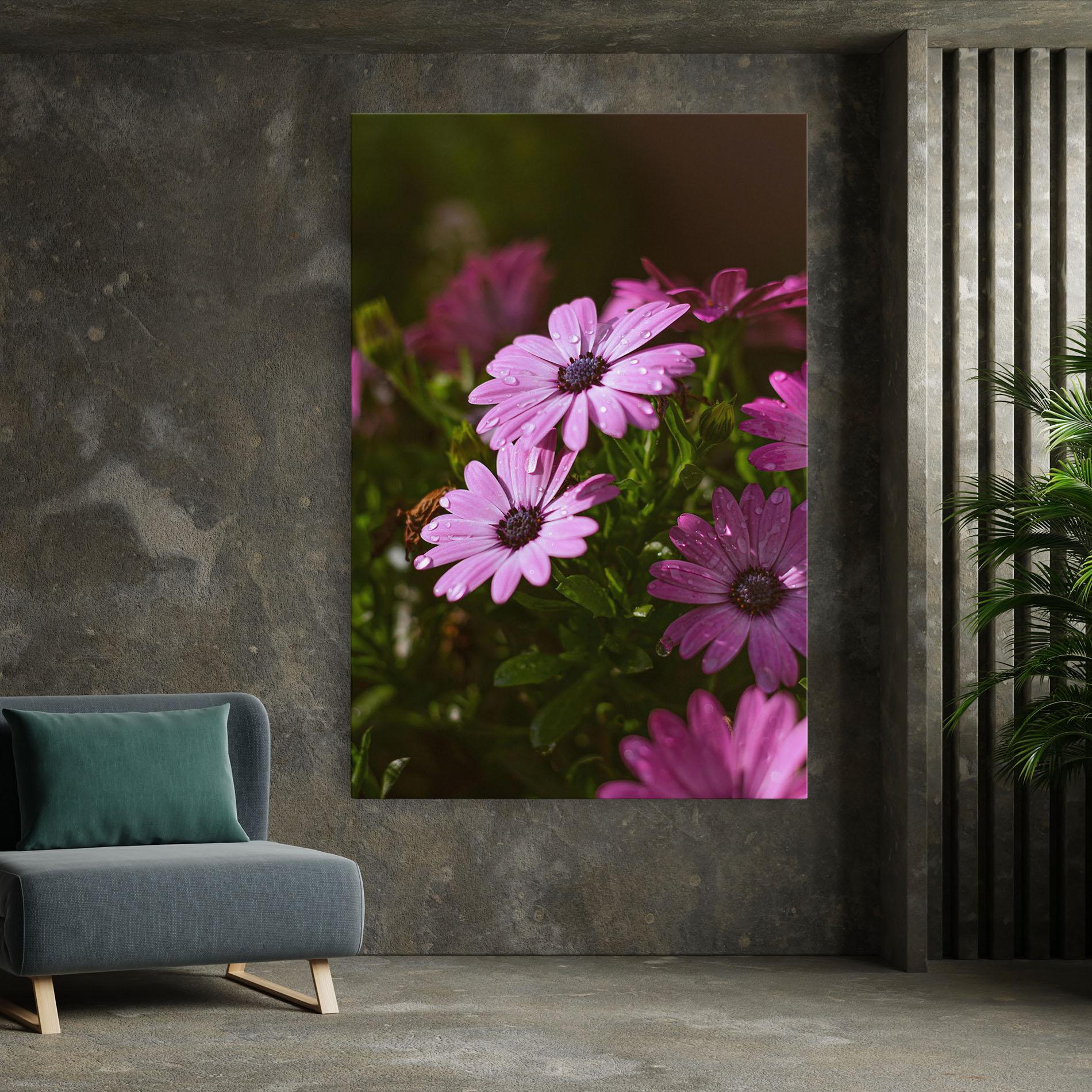 Tablou Canvas Purple Daisy mockup 7