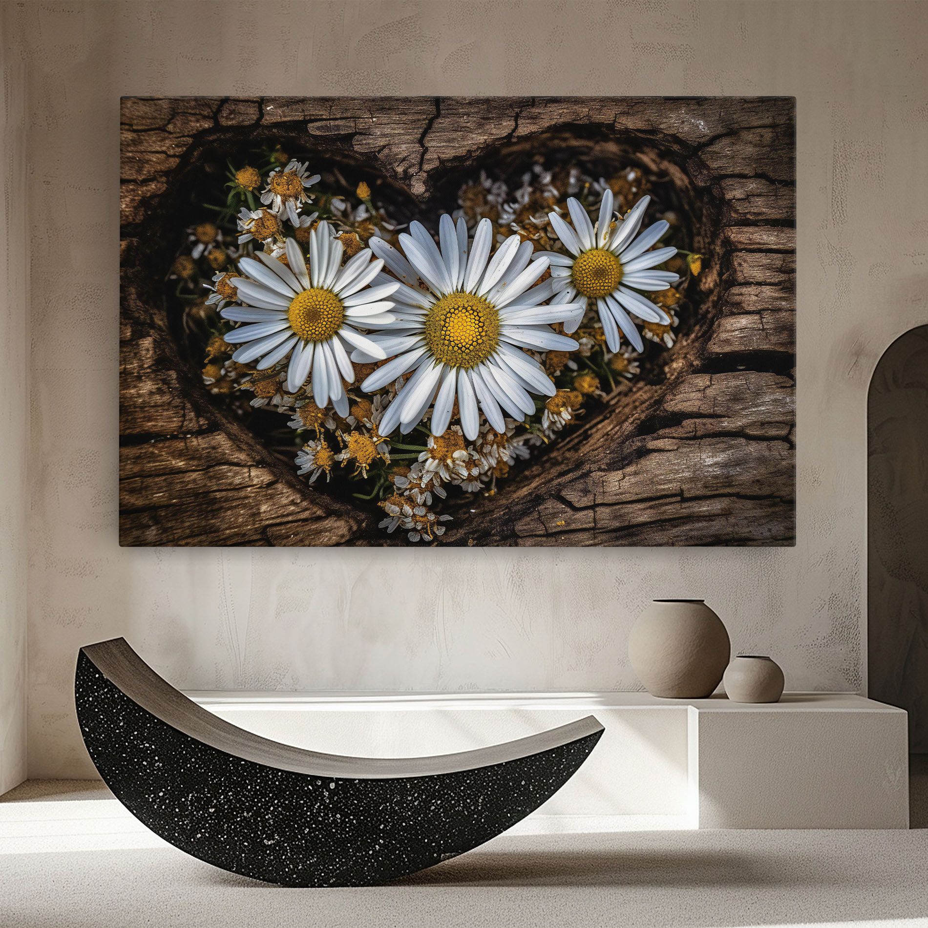 Heart Shaped Daisy mockup 8