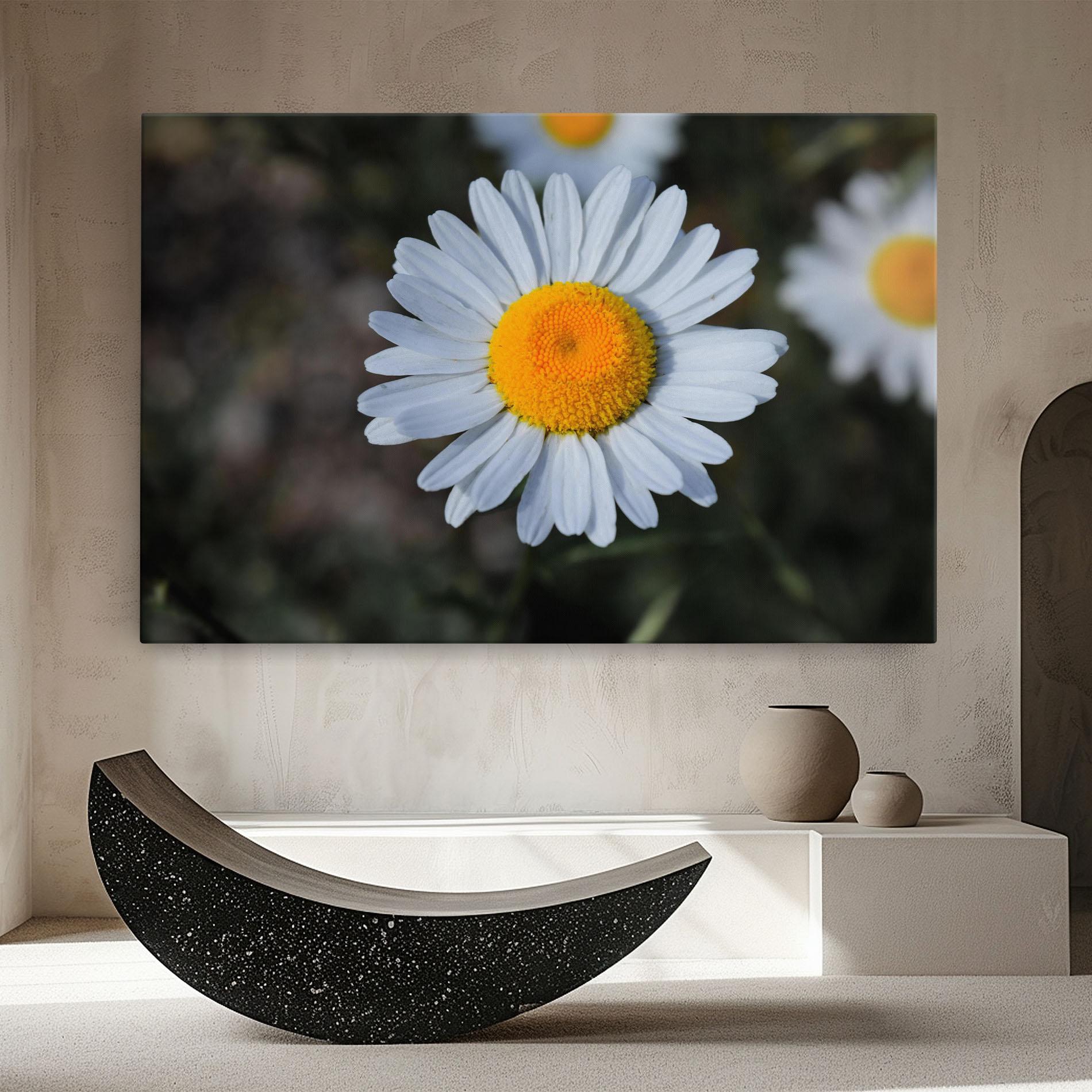 Tablou Canvas Strong Yellow Daisy mockup 8