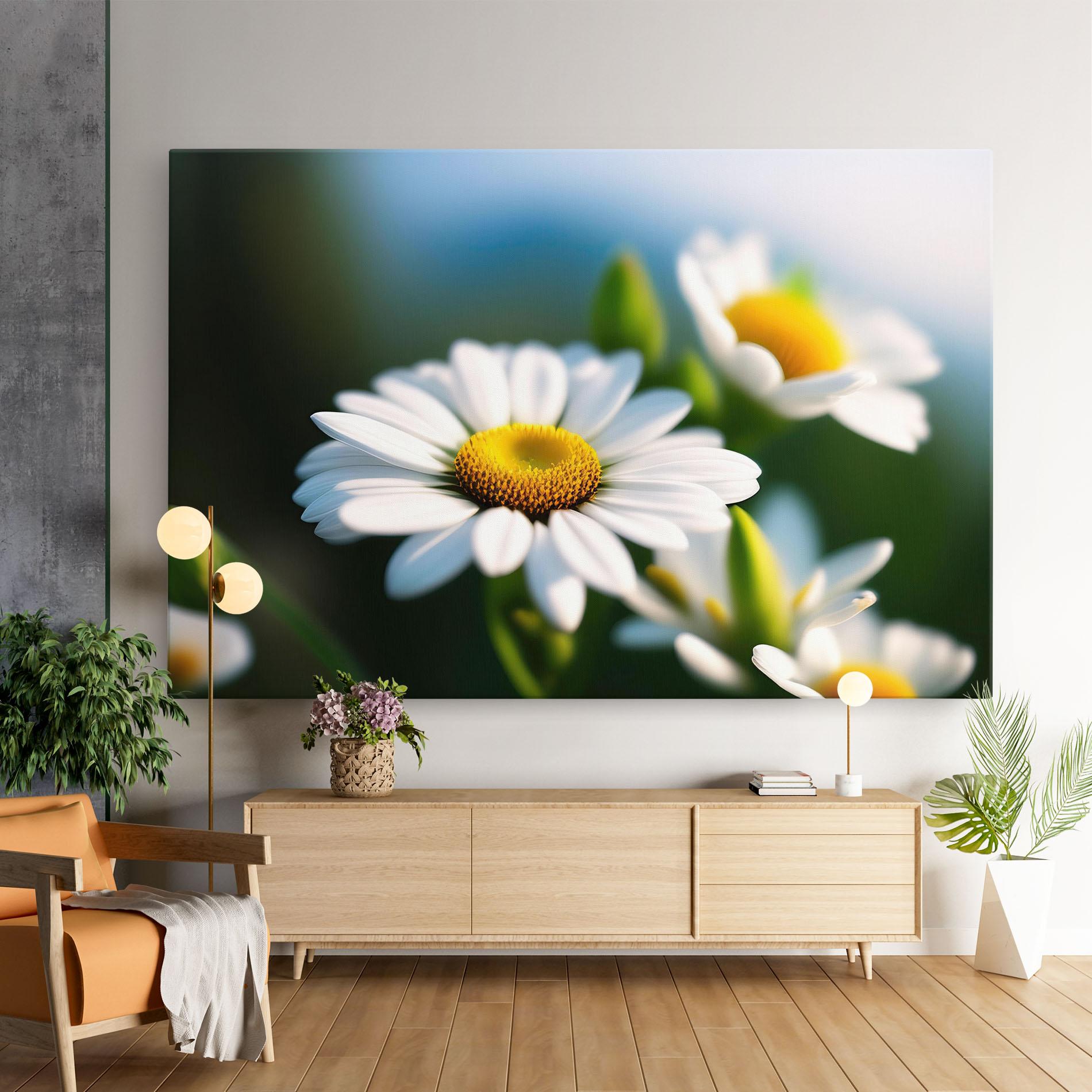 Tablou Canvas Daisy In The Sun mockup 9