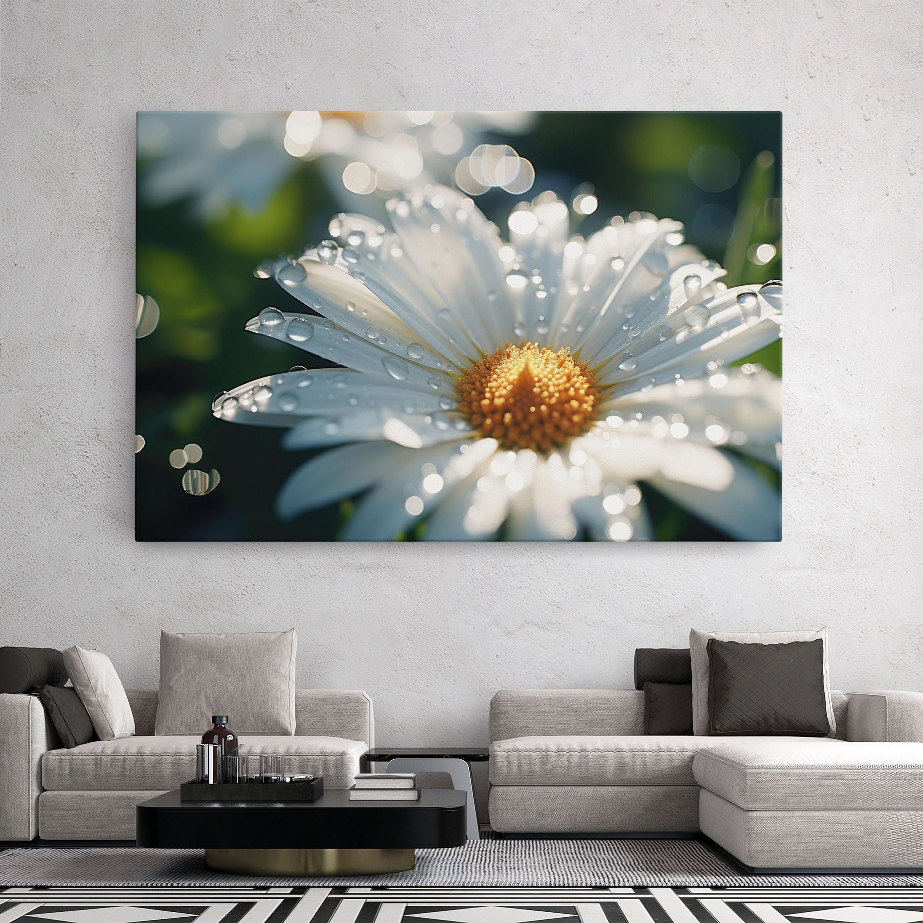 Daisy After Rain Close Up mockup 2