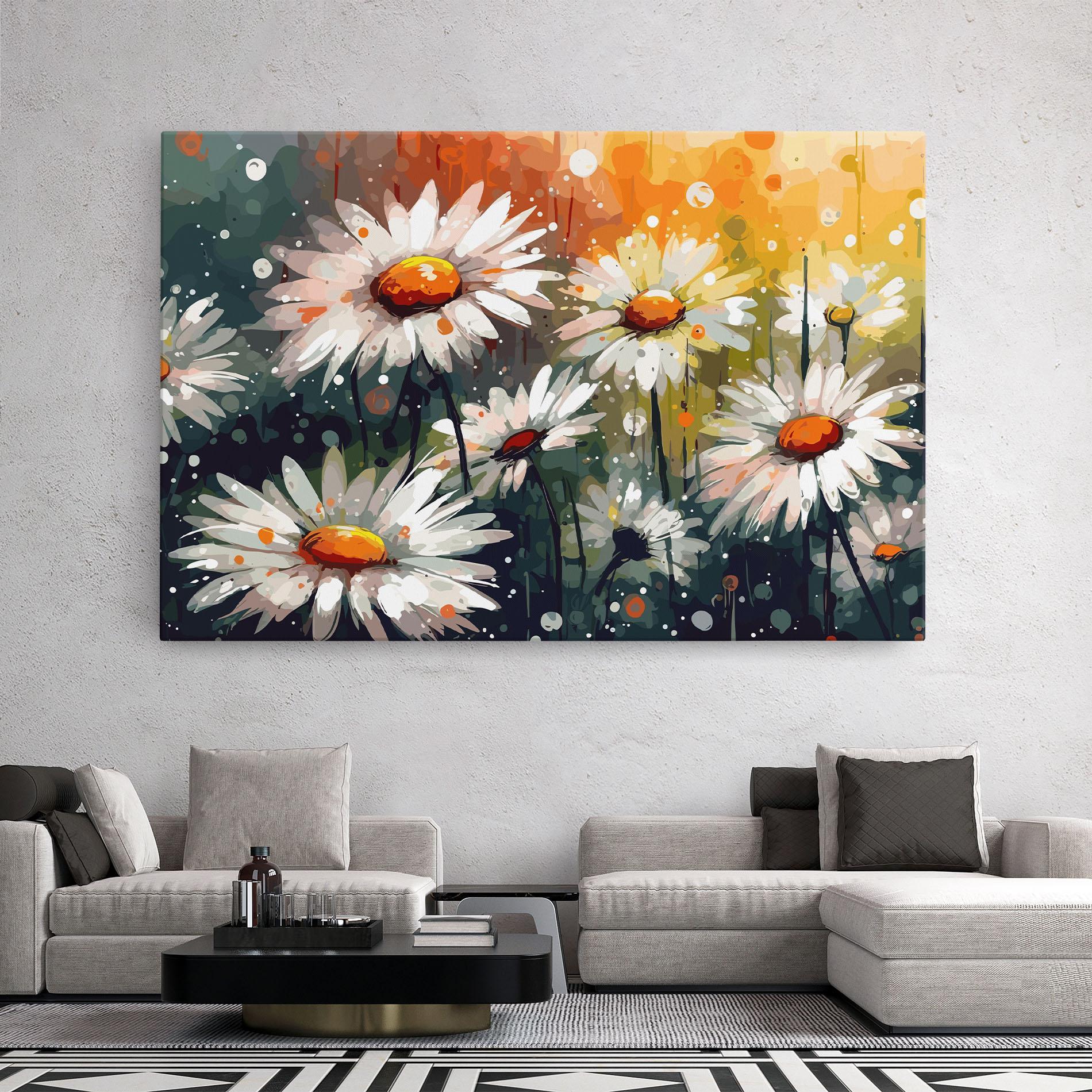 Tablou Canvas Daisy Art mockup 2
