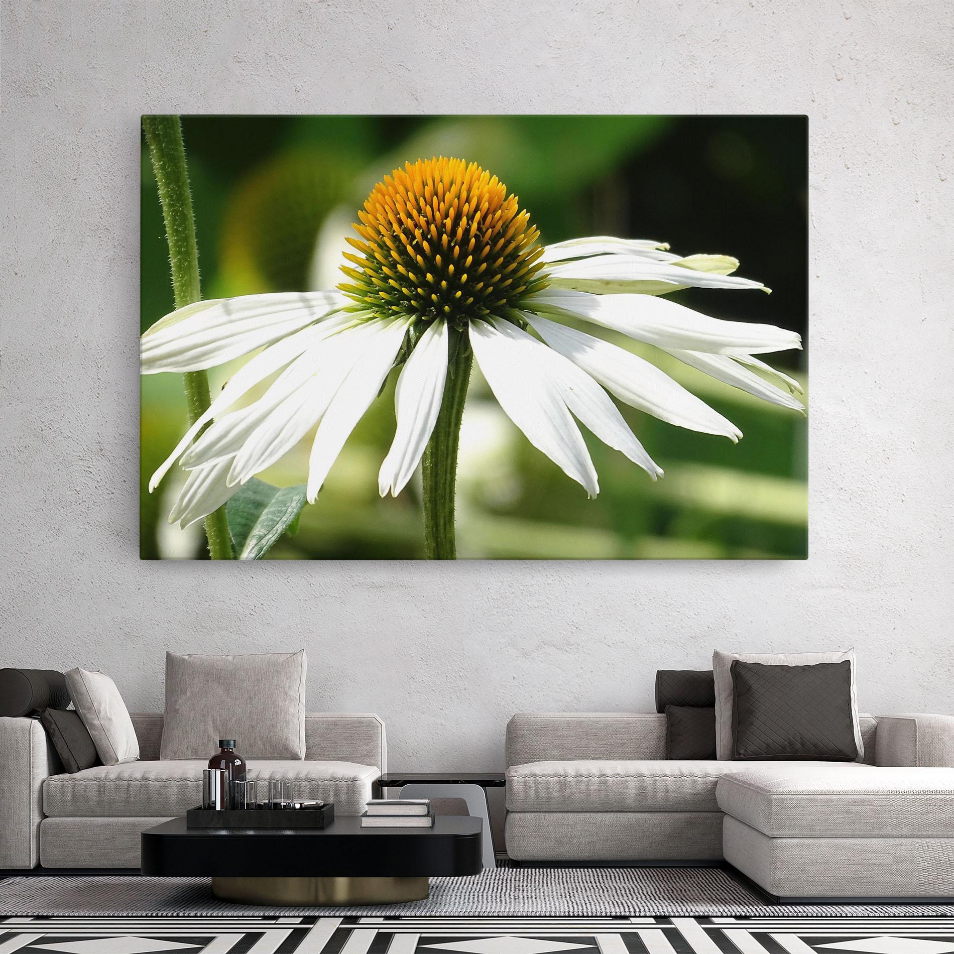 Tablou Canvas Green Daisy mockup 2