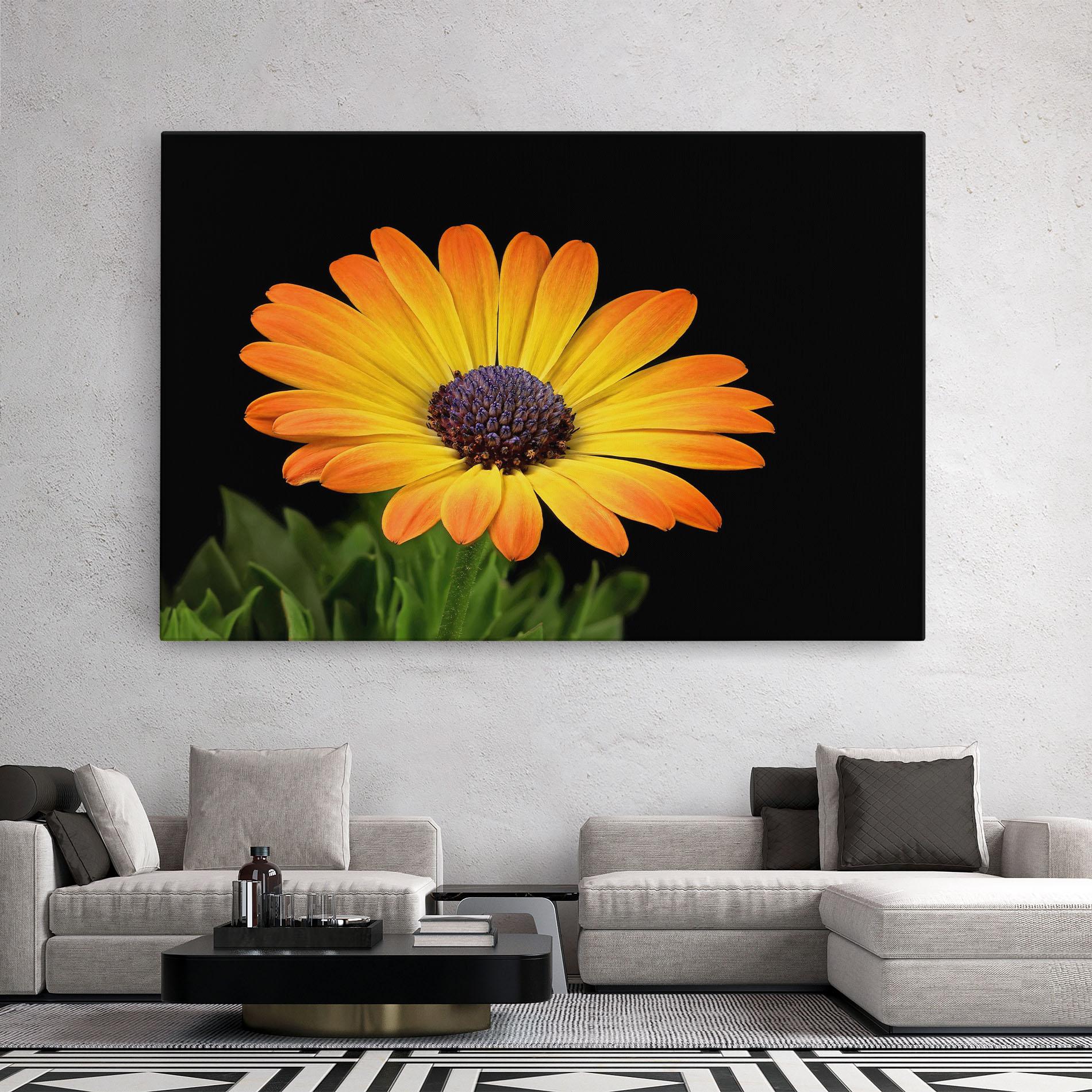 Tablou Canvas Yellow Daisy mockup 2