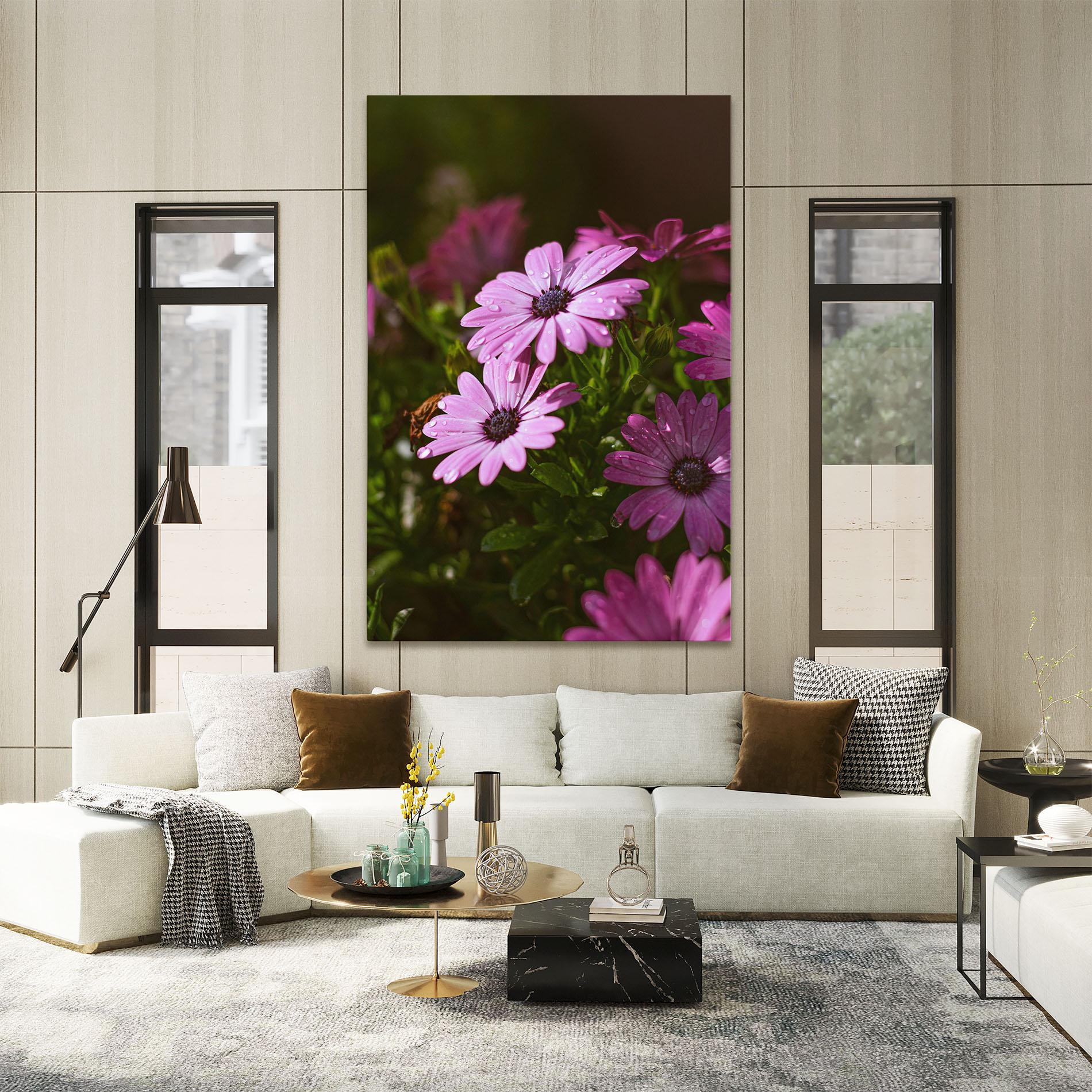 Tablou Canvas Purple Daisy mockup 2