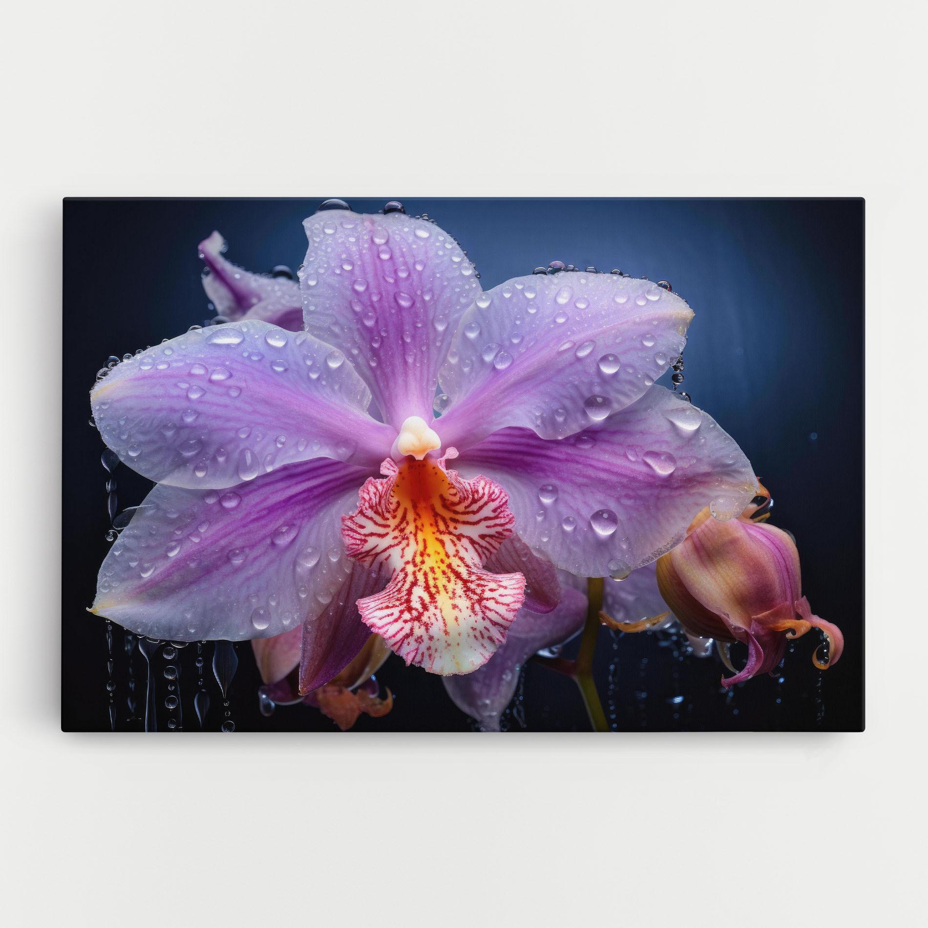 Tablou Canvas Orchid In Rain mockup 0
