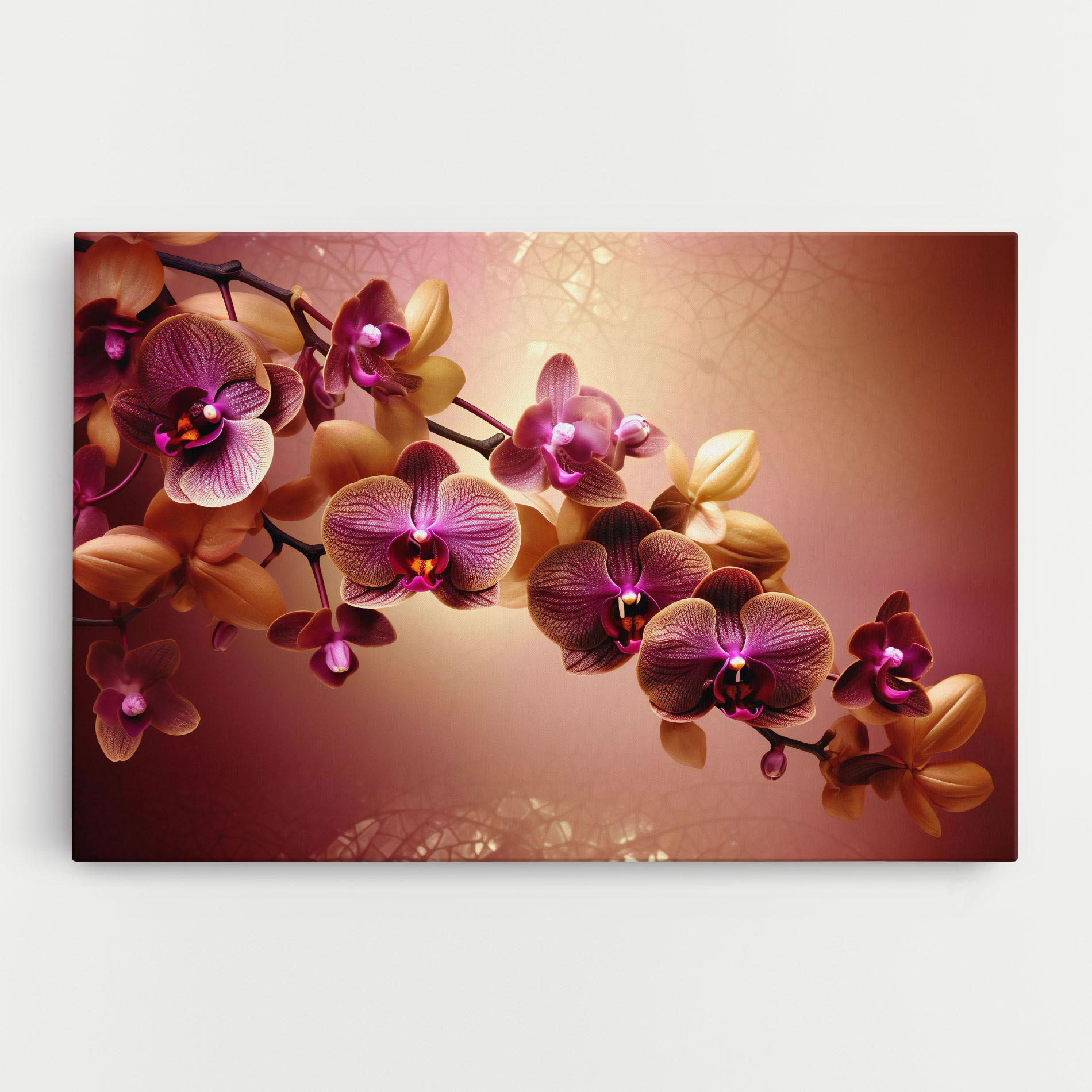 Tablou Canvas Purple Cream Orchid mockup 0