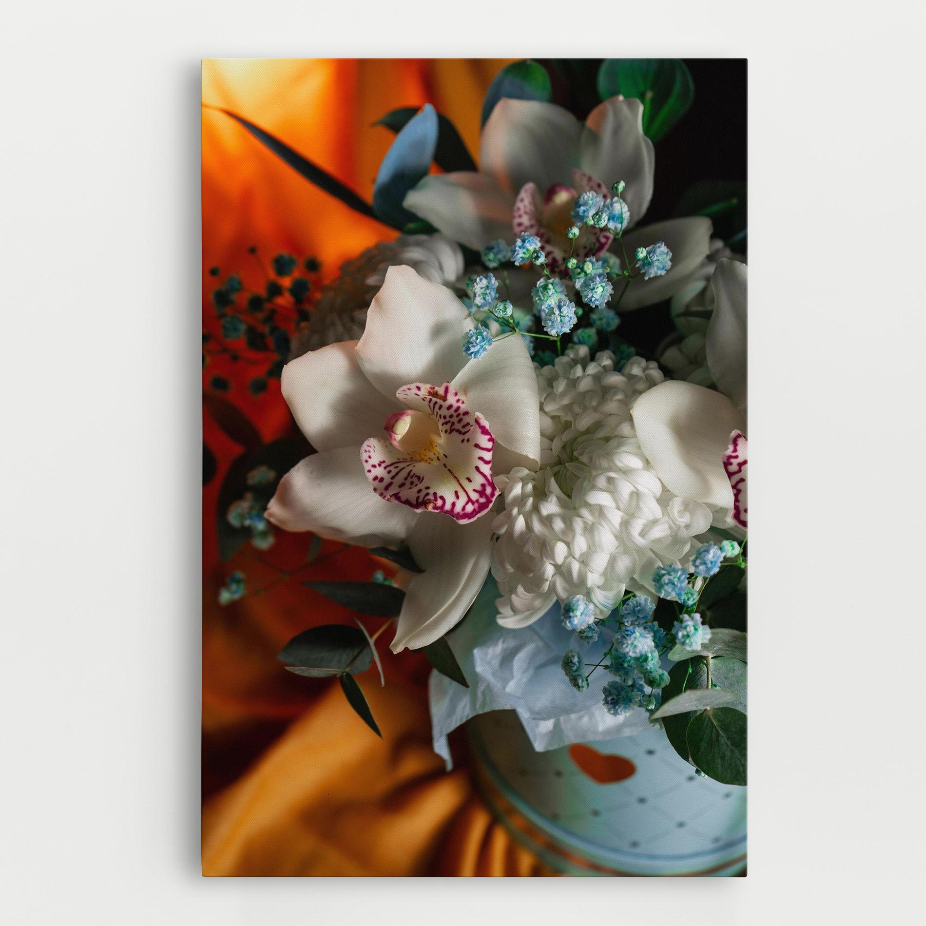 Tablou Canvas Orchid In Vase mockup 0