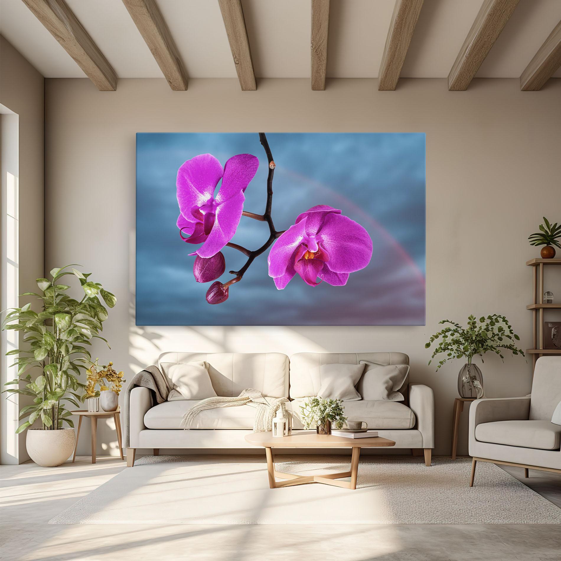 Tablou Canvas Sky Purple Orchid mockup 6