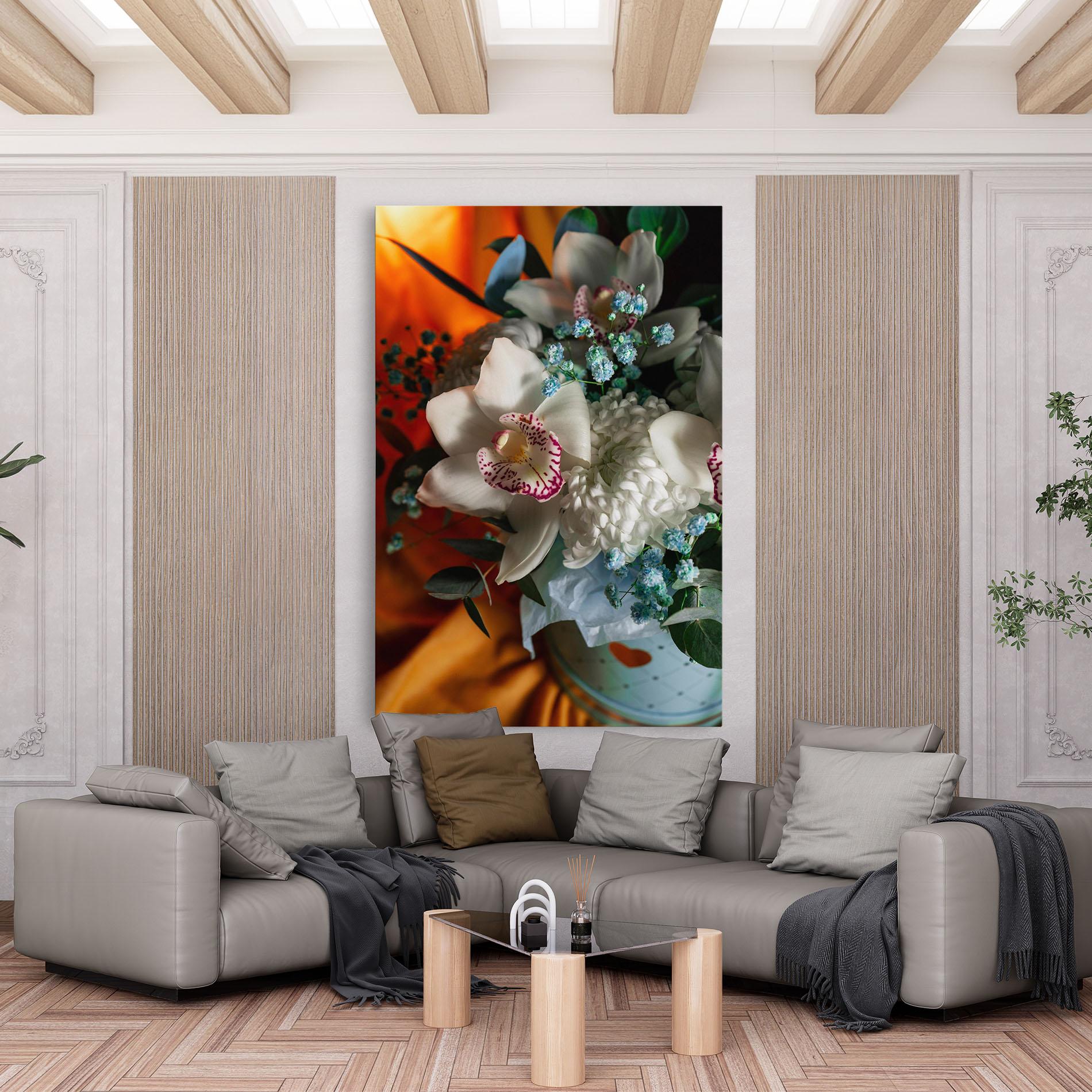 Tablou Canvas Orchid In Vase mockup 6