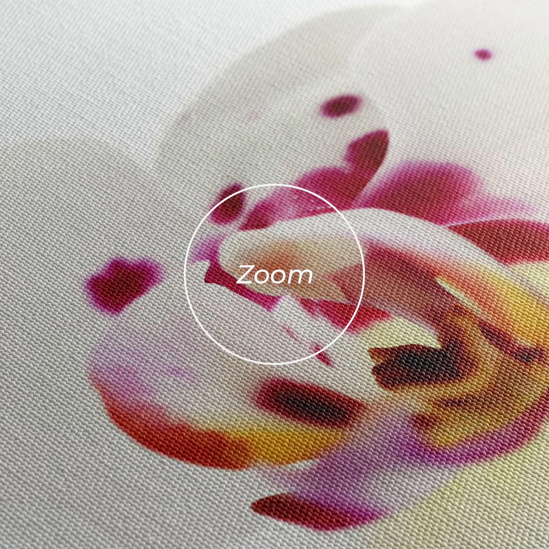 Tablou Canvas Clean White Orchid mockup 3