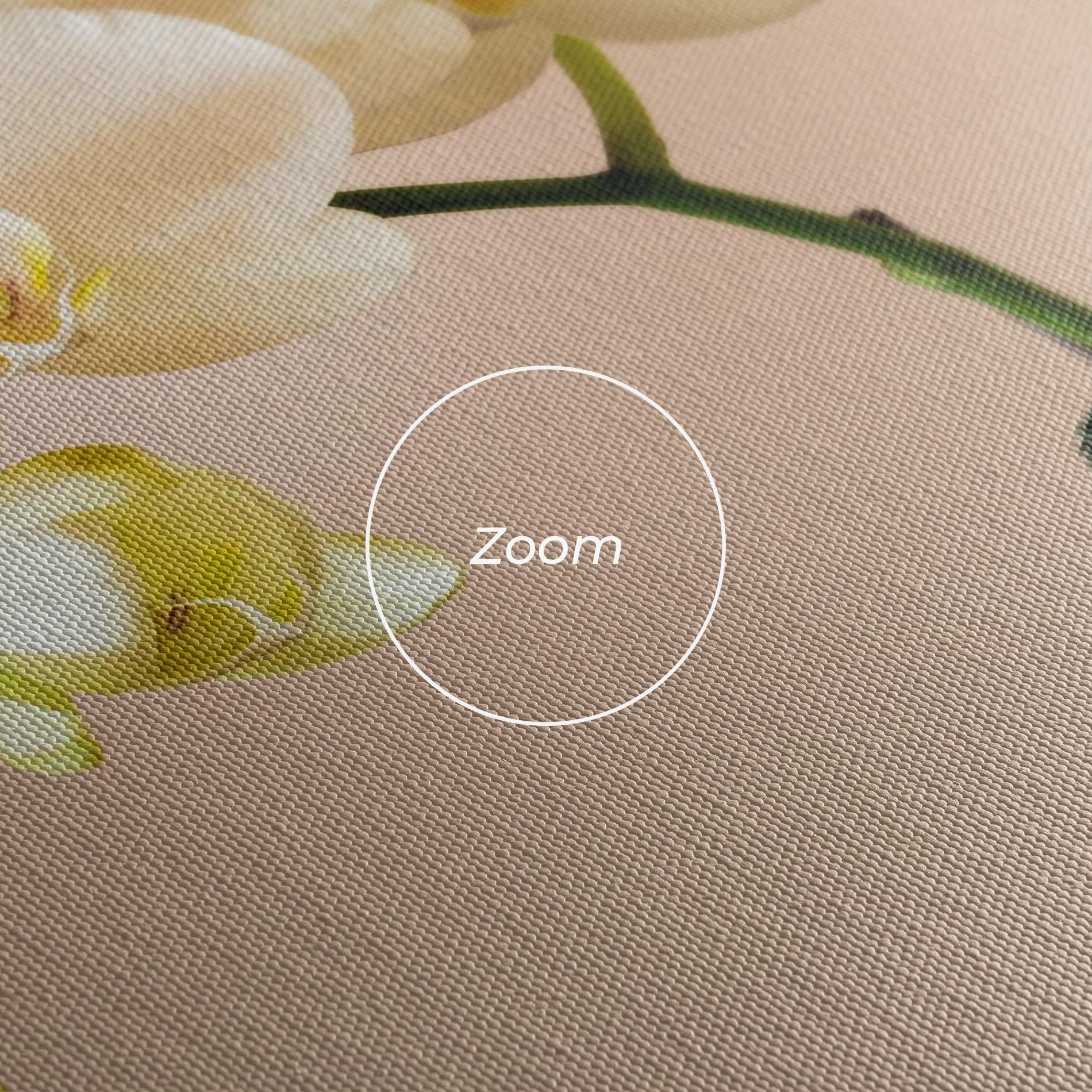 Tablou Canvas Cream Orchid On Pink mockup 3