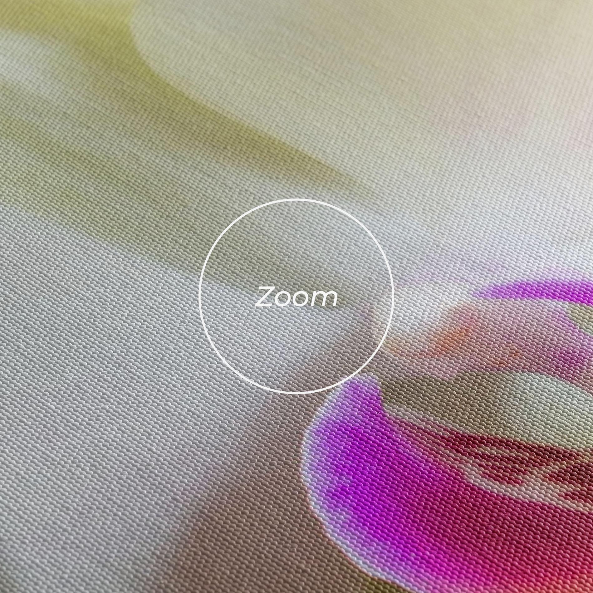 Tablou Canvas Cream Purple Orchids mockup 3