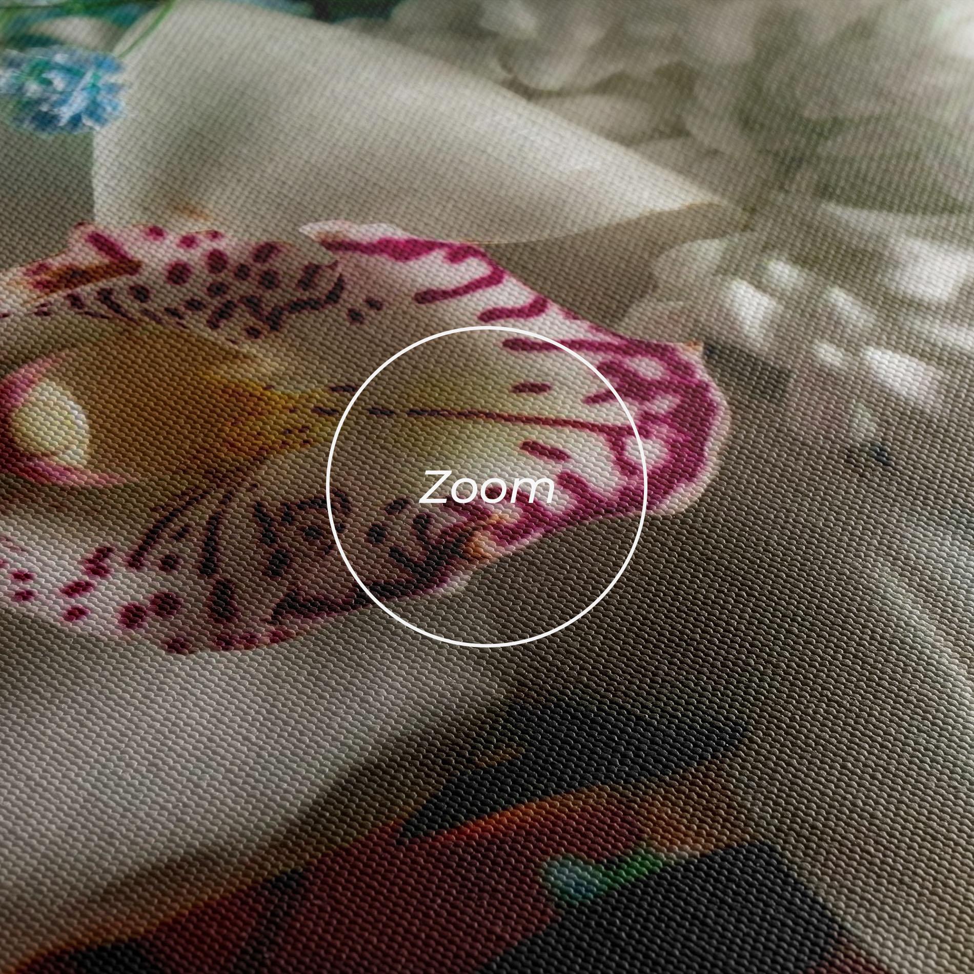 Tablou Canvas Orchid In Vase mockup 3