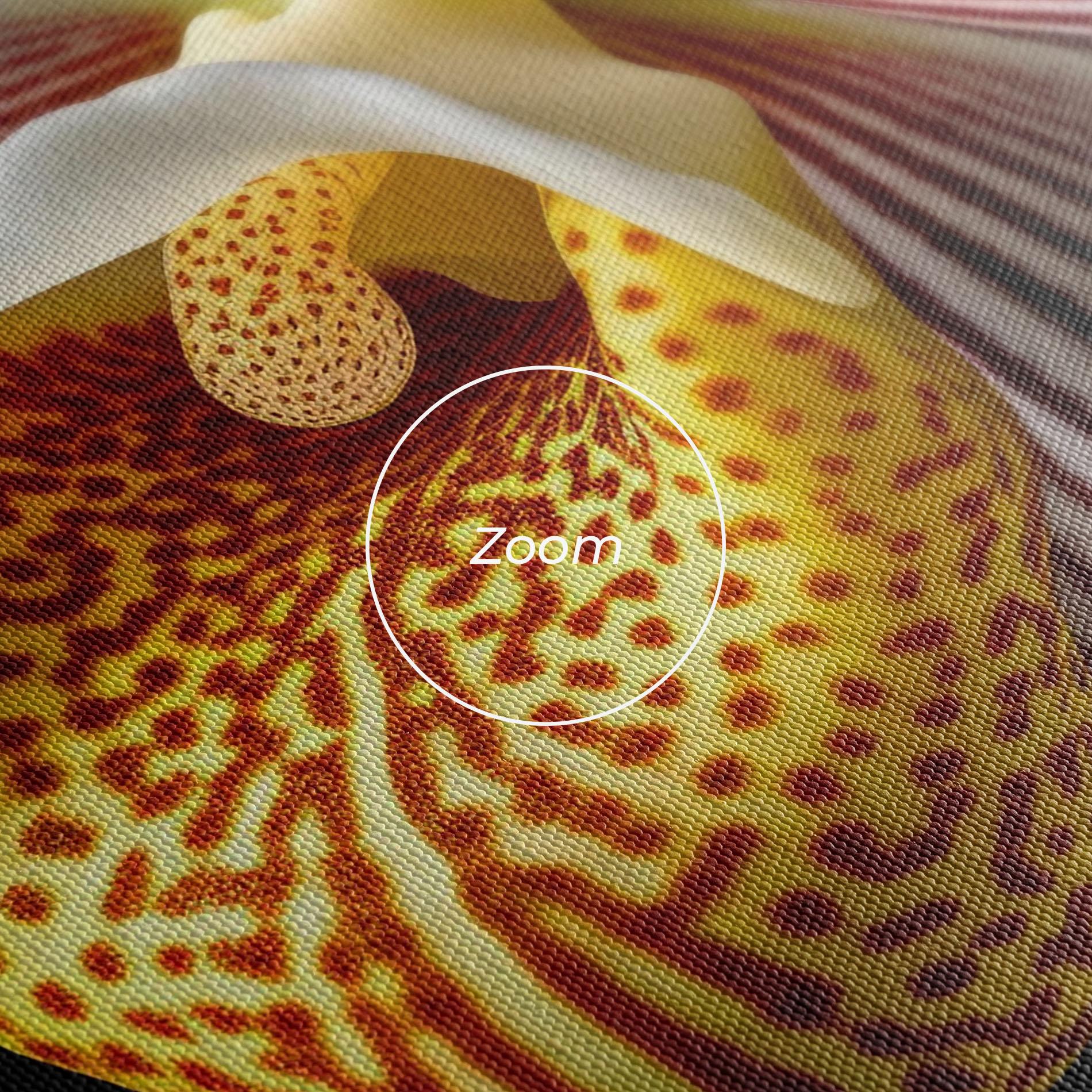 Tablou Canvas Orchid On Black mockup 3