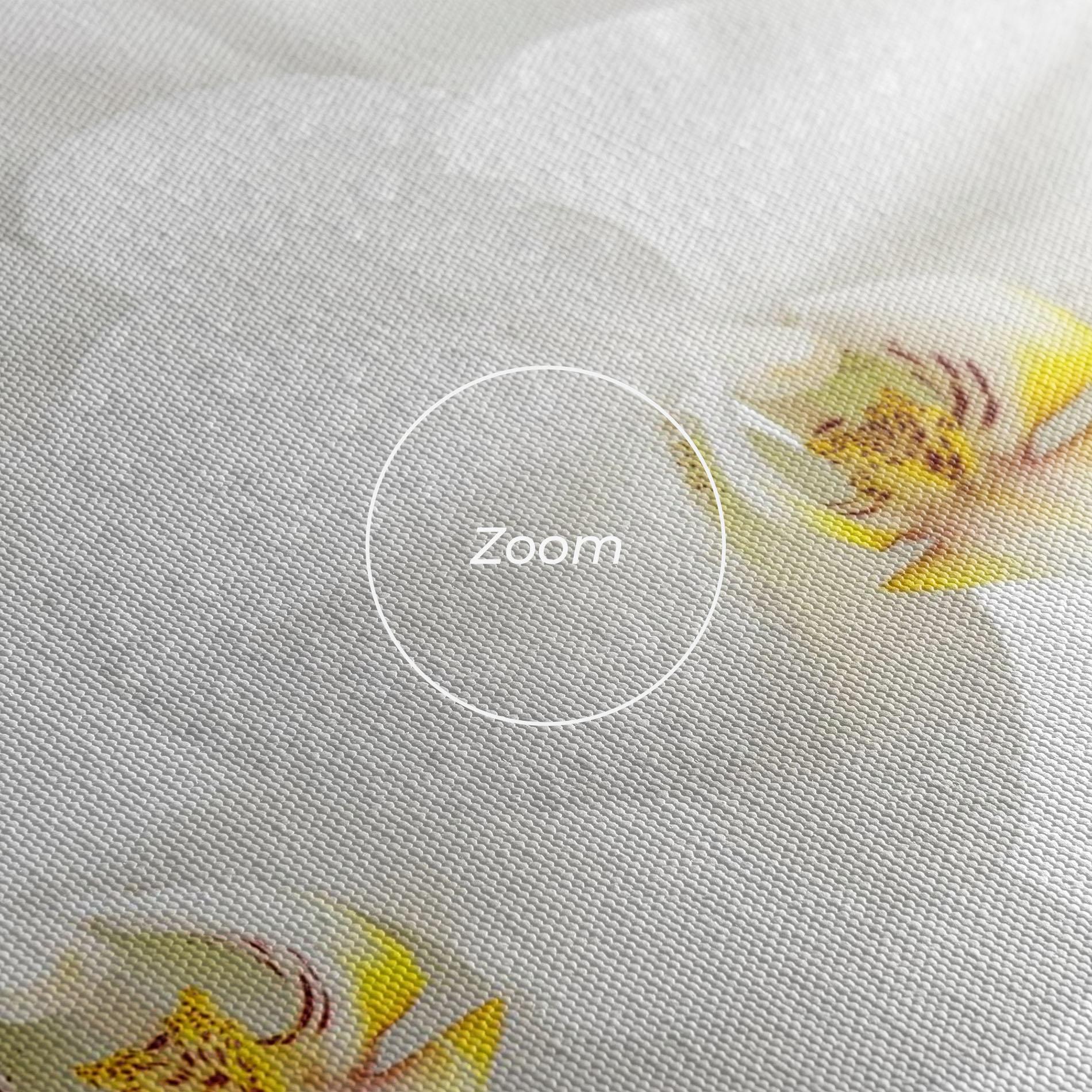 Tablou Canvas Orchids On White mockup 3