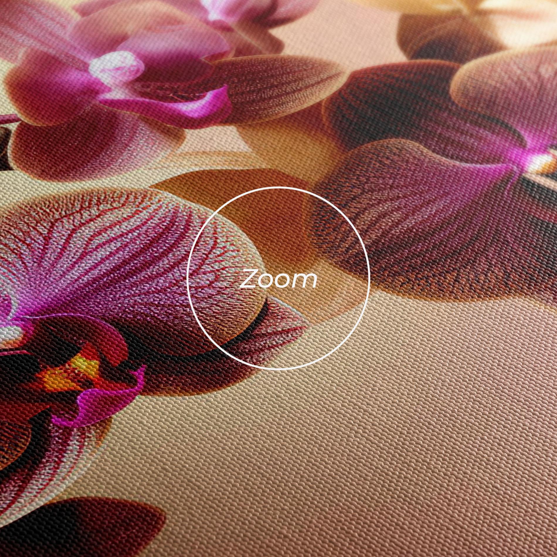 Tablou Canvas Purple Cream Orchid mockup 3