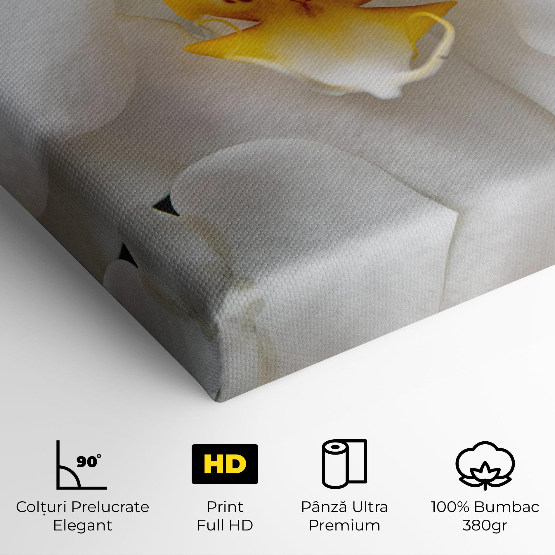 Tablou Canvas Big Orchid Close Up mockup 4