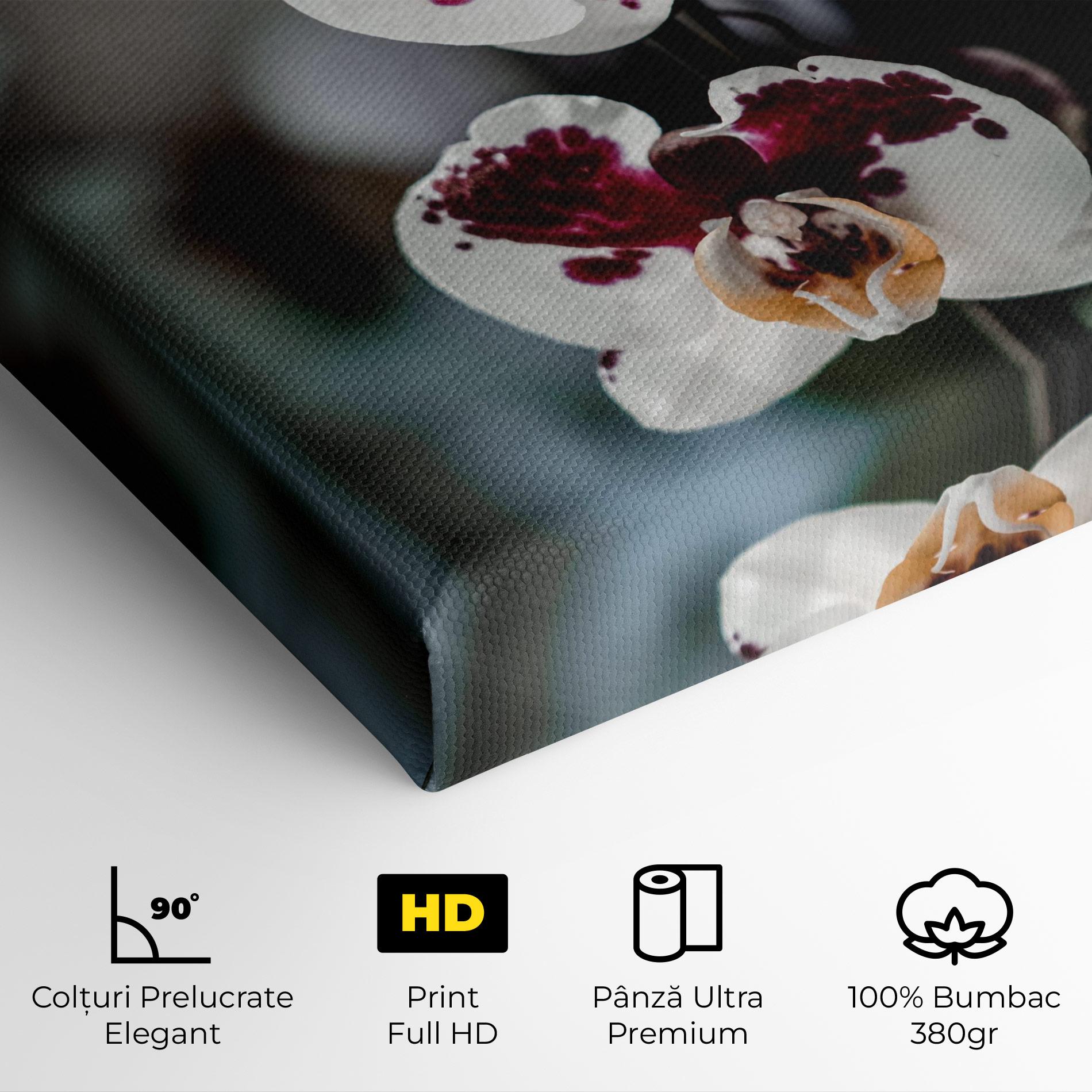 Tablou Canvas Dark Purple Orchid mockup 4