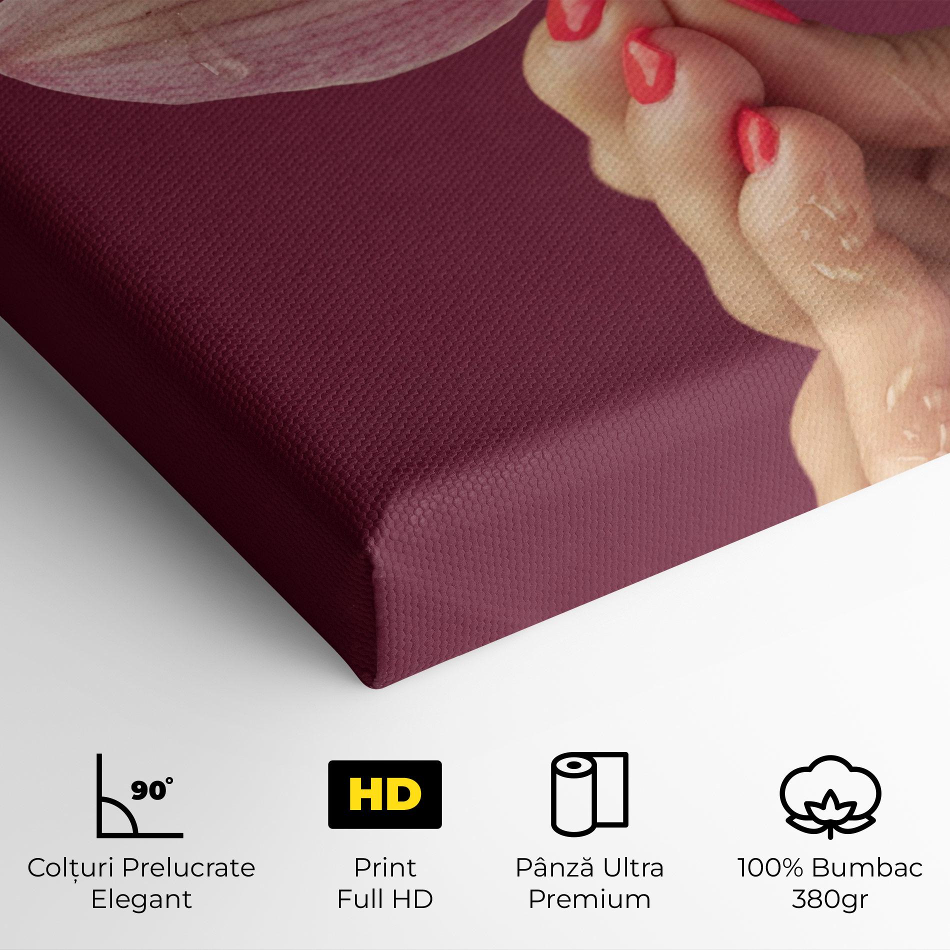 Tablou Canvas Orchid Holding mockup 4