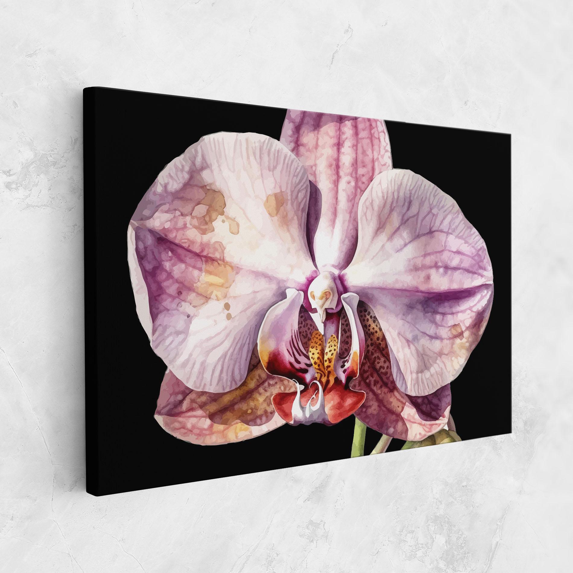 Tablou Canvas Painted Orchid mockup 1
