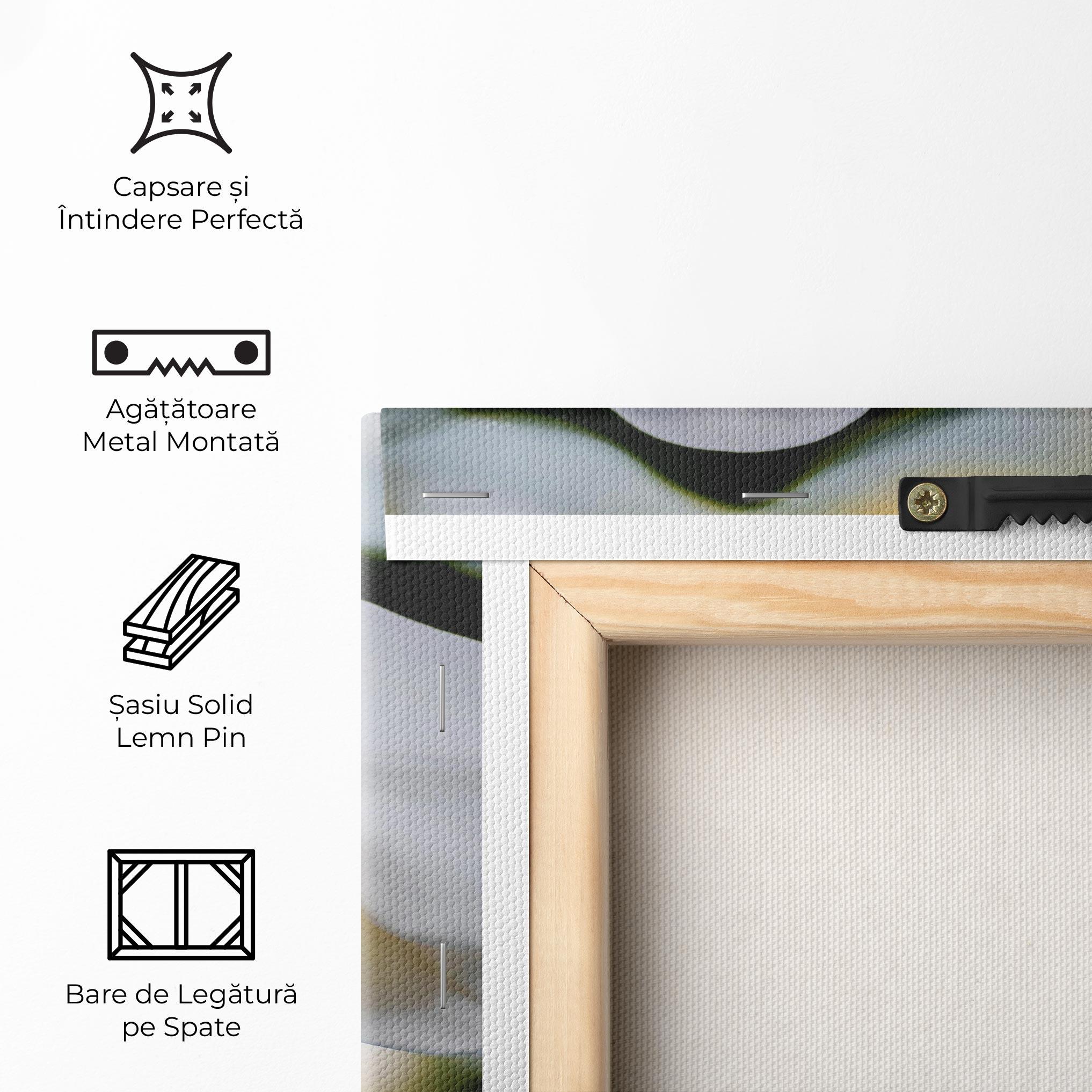 Tablou Canvas Cream Orchid In Nature mockup 5