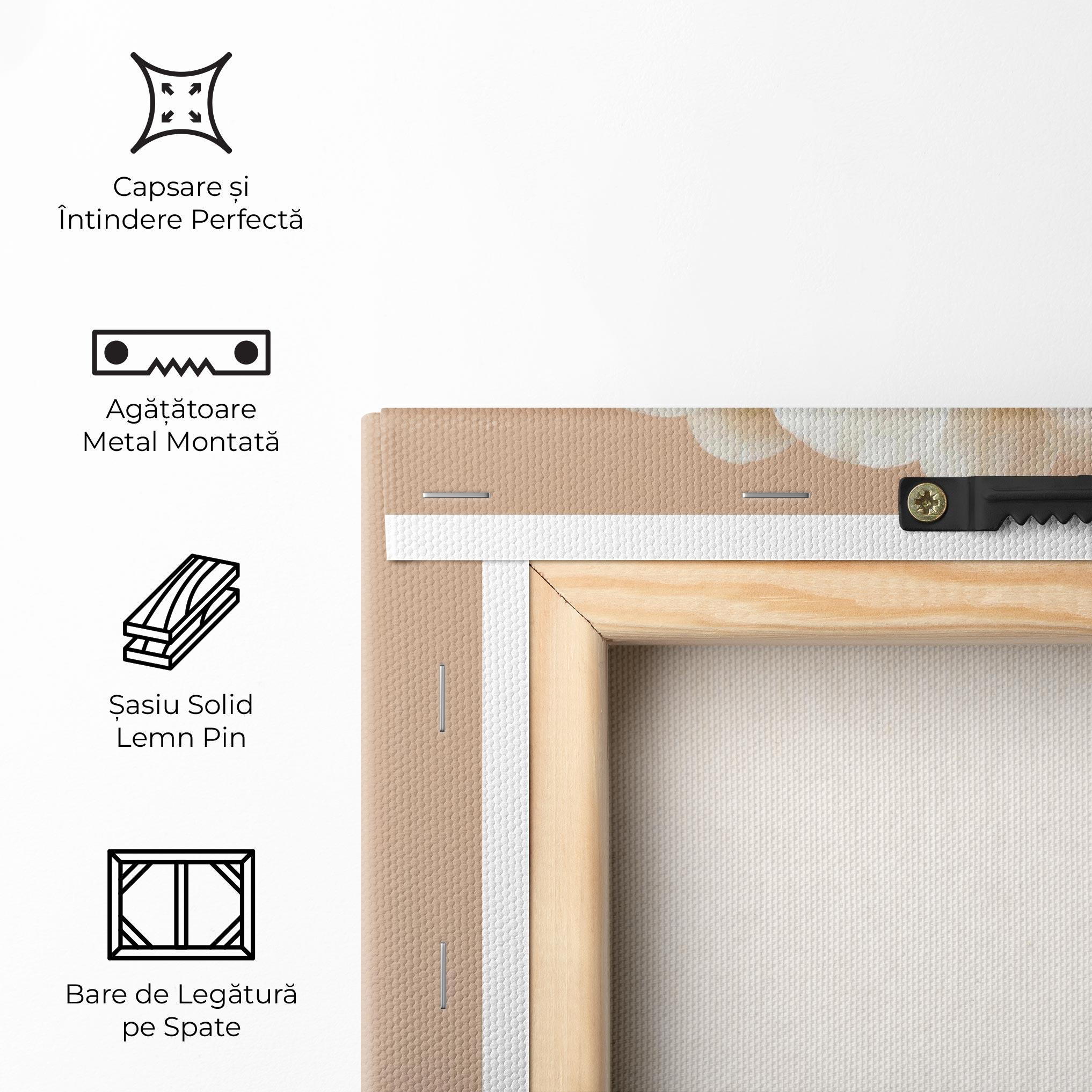 Tablou Canvas Cream Orchid On Pink mockup 5