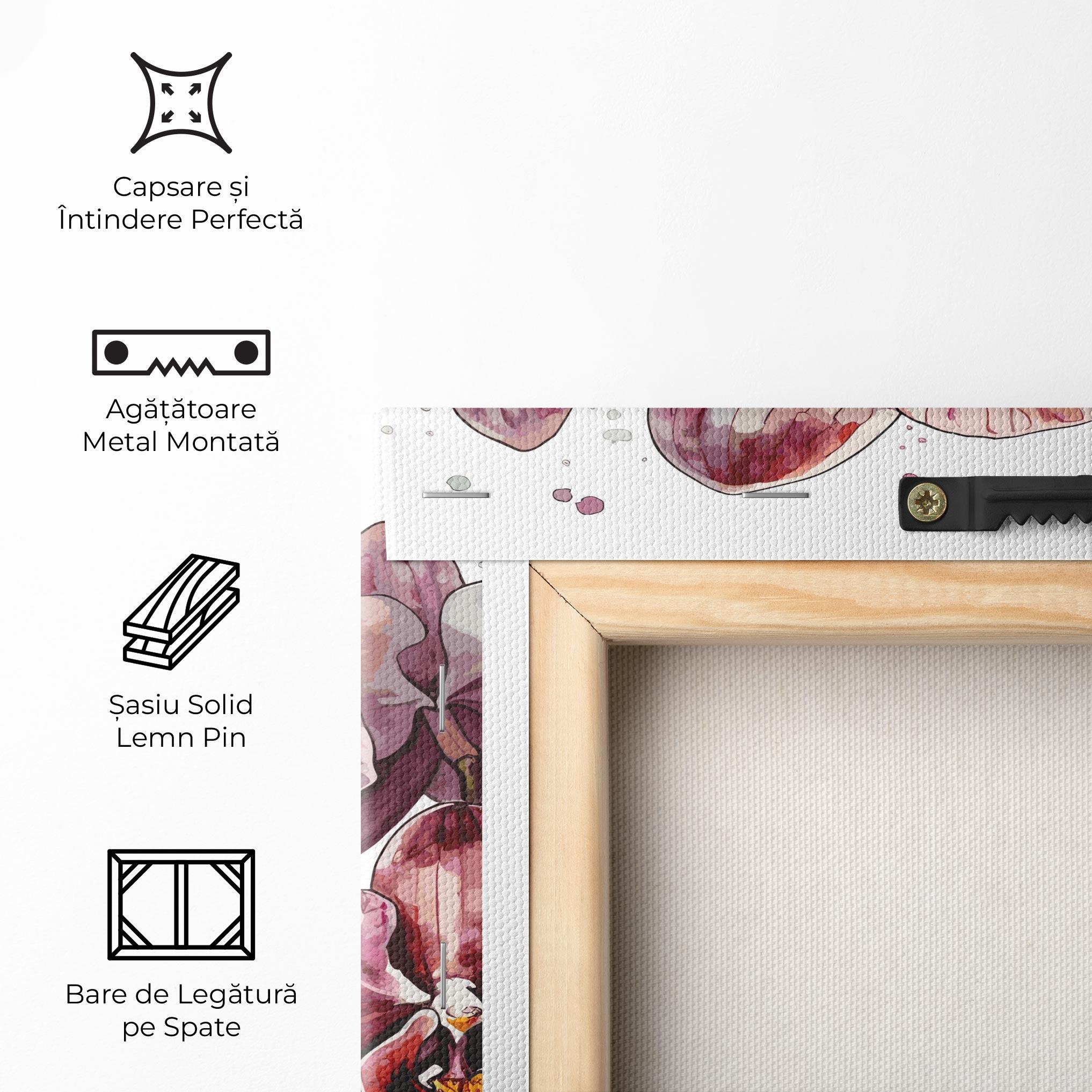 Tablou Canvas Orchid Art mockup 5