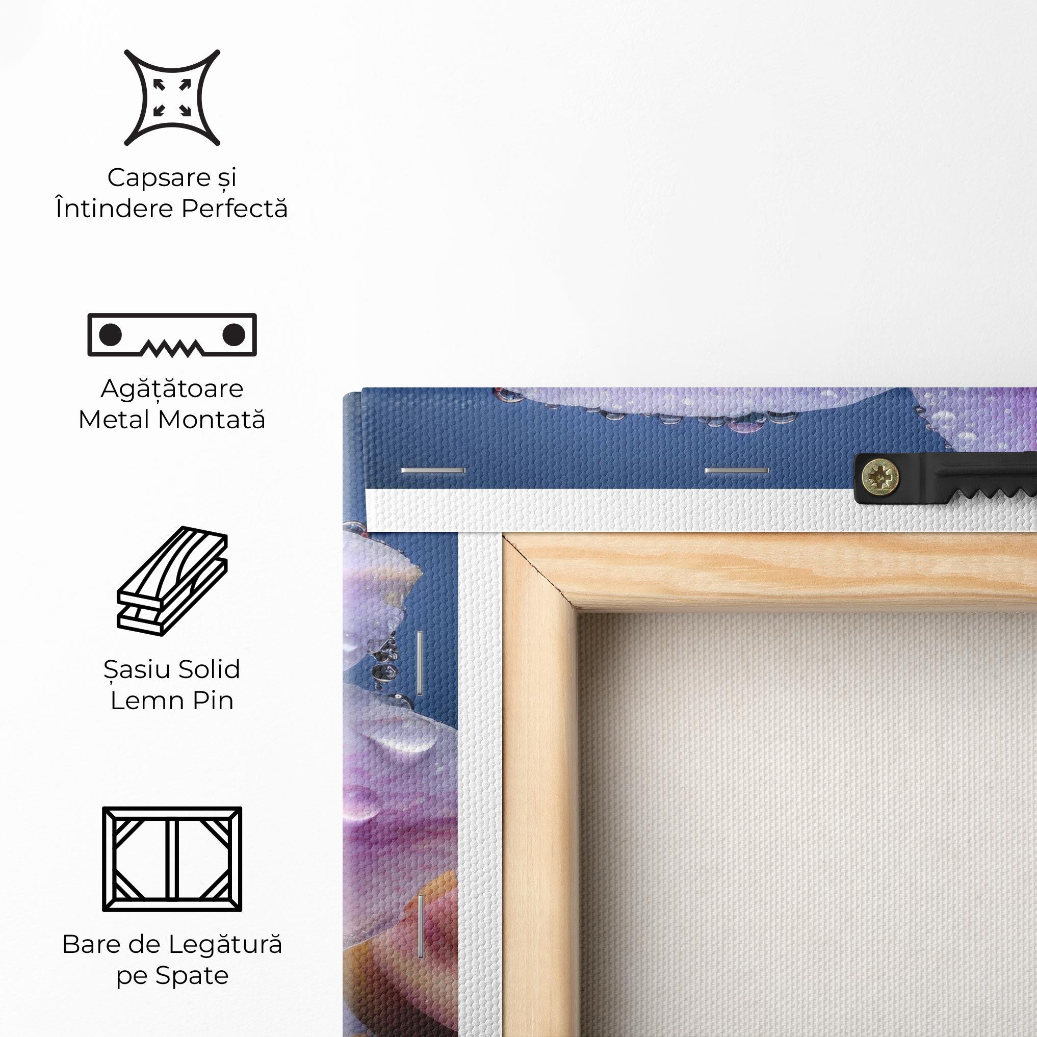 Tablou Canvas Orchid In Rain mockup 5