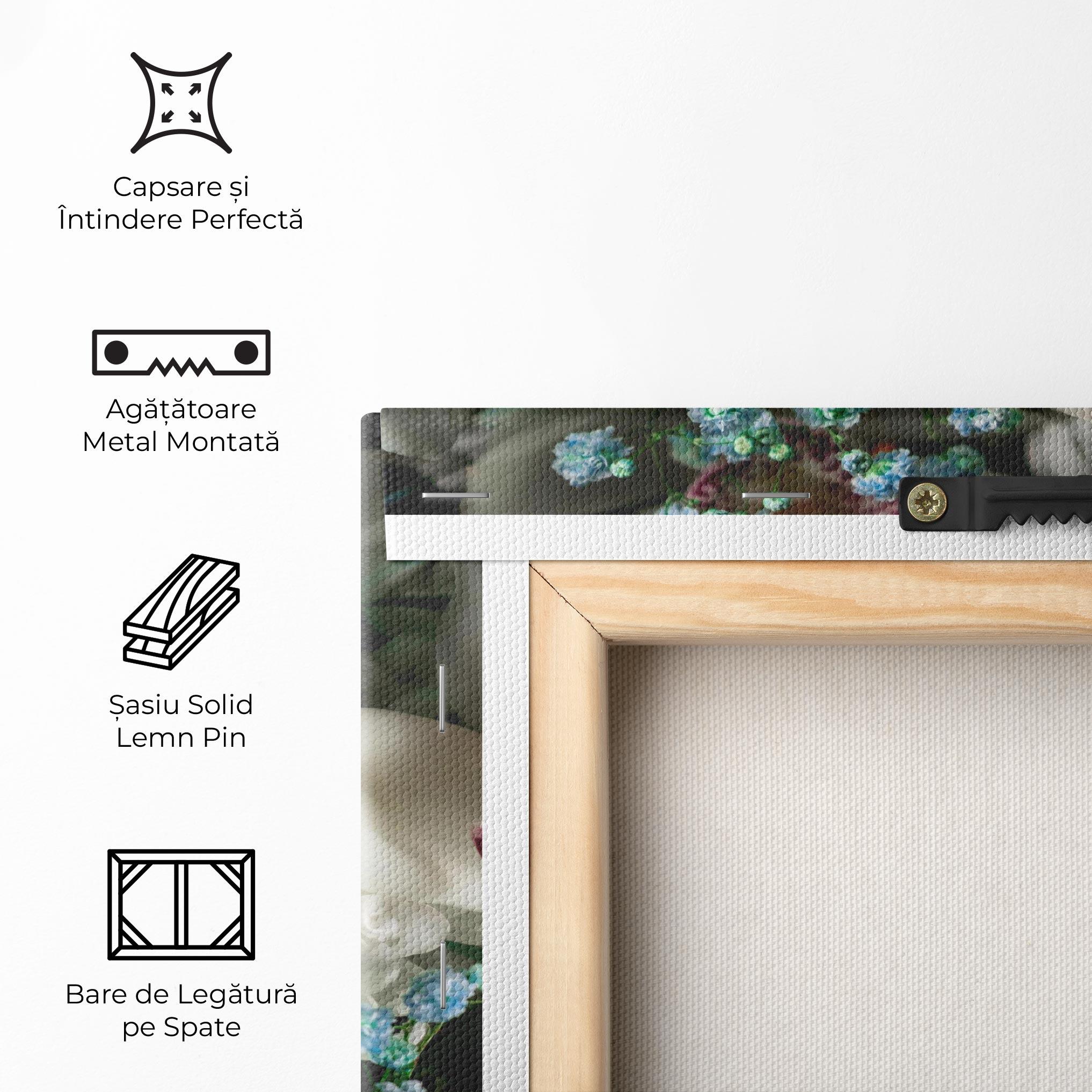 Tablou Canvas Orchid In Vase mockup 5