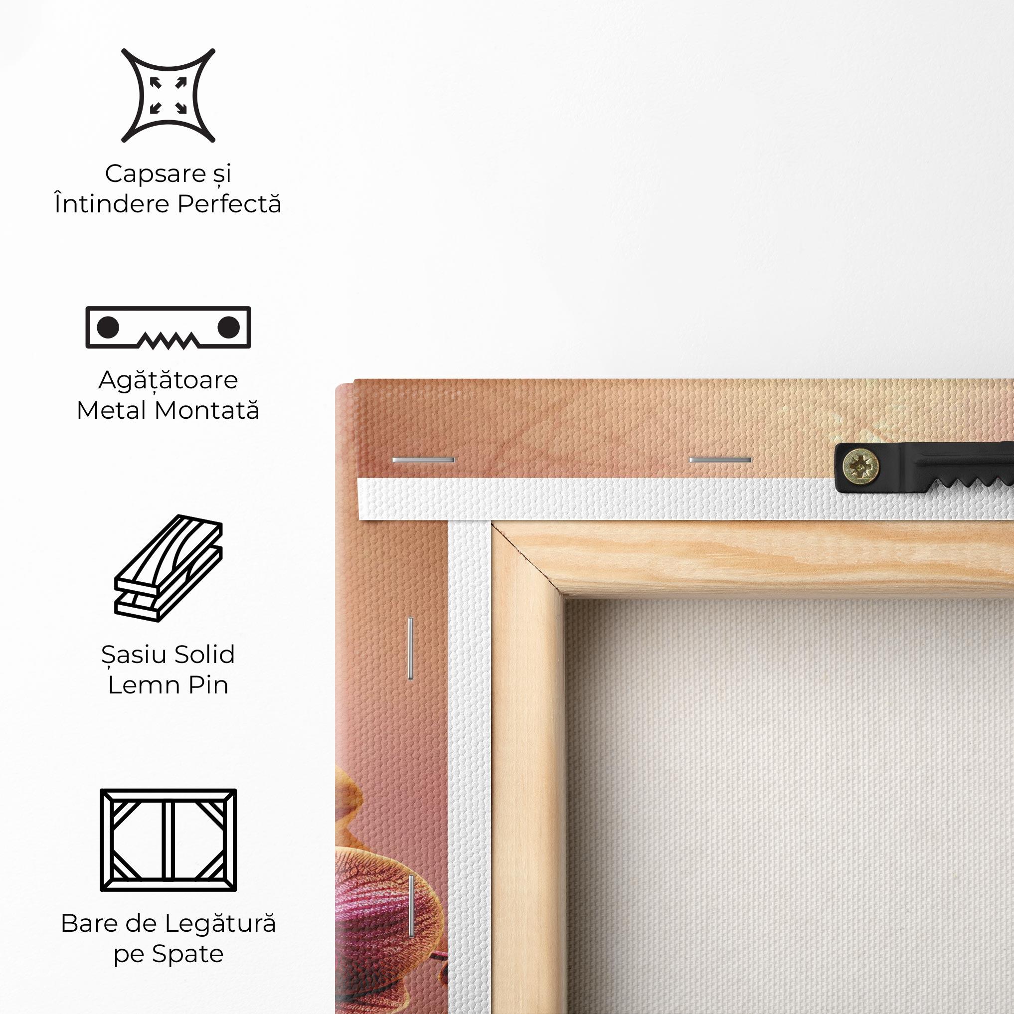 Tablou Canvas Purple Cream Orchid mockup 5