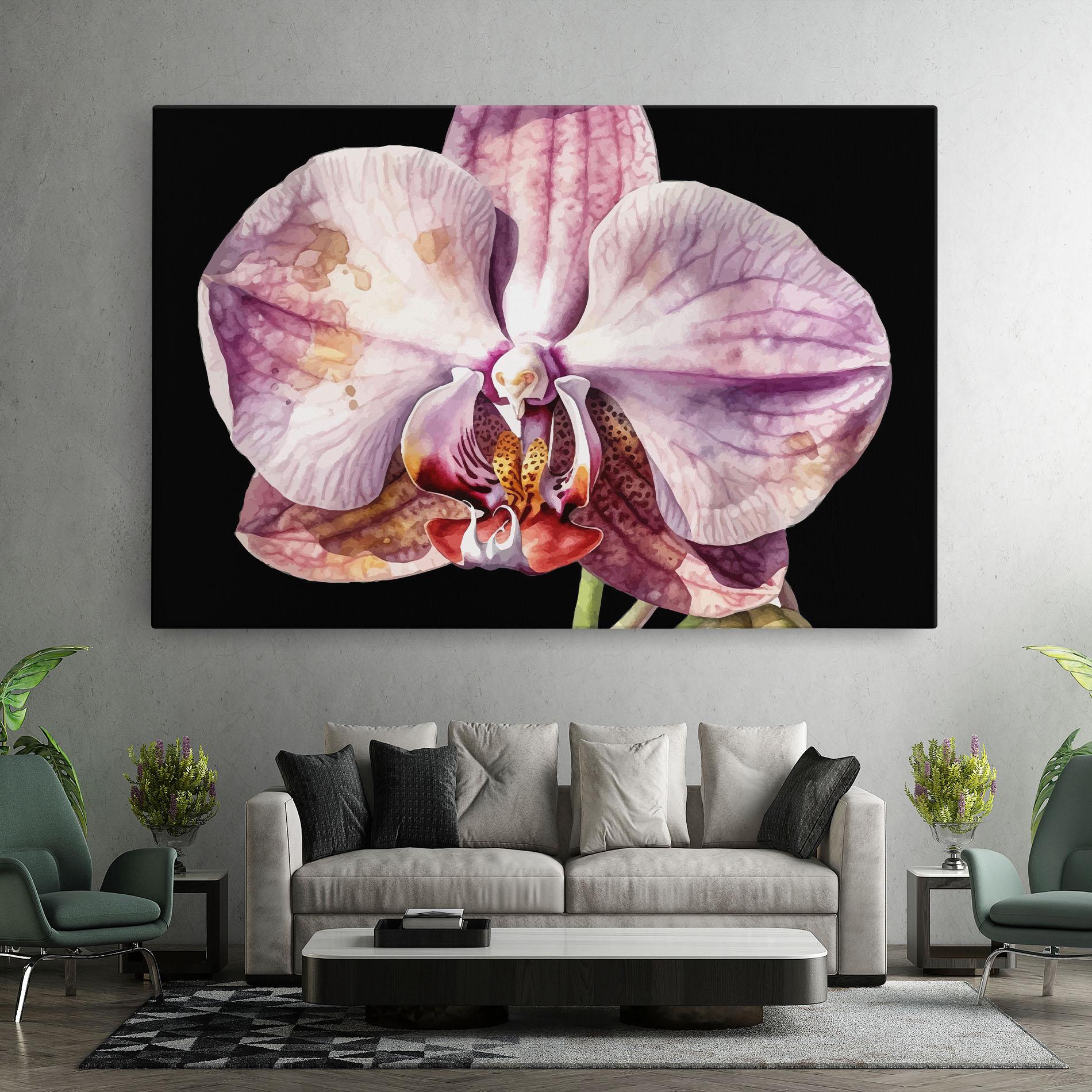 Tablou Canvas Painted Orchid mockup 7