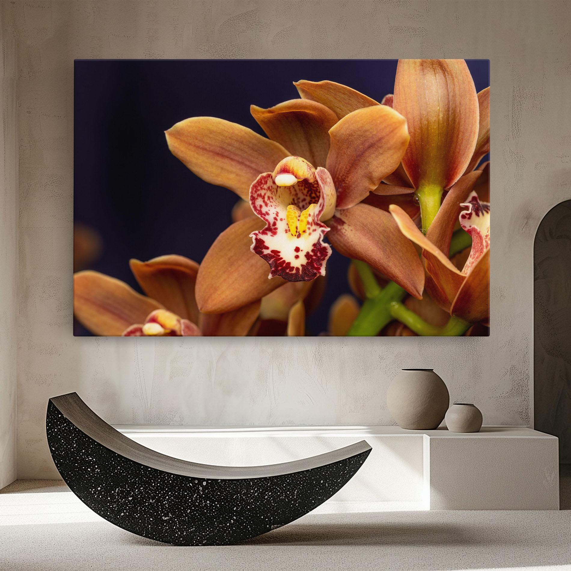 Tablou Canvas Dirty Orange Orchid mockup 8