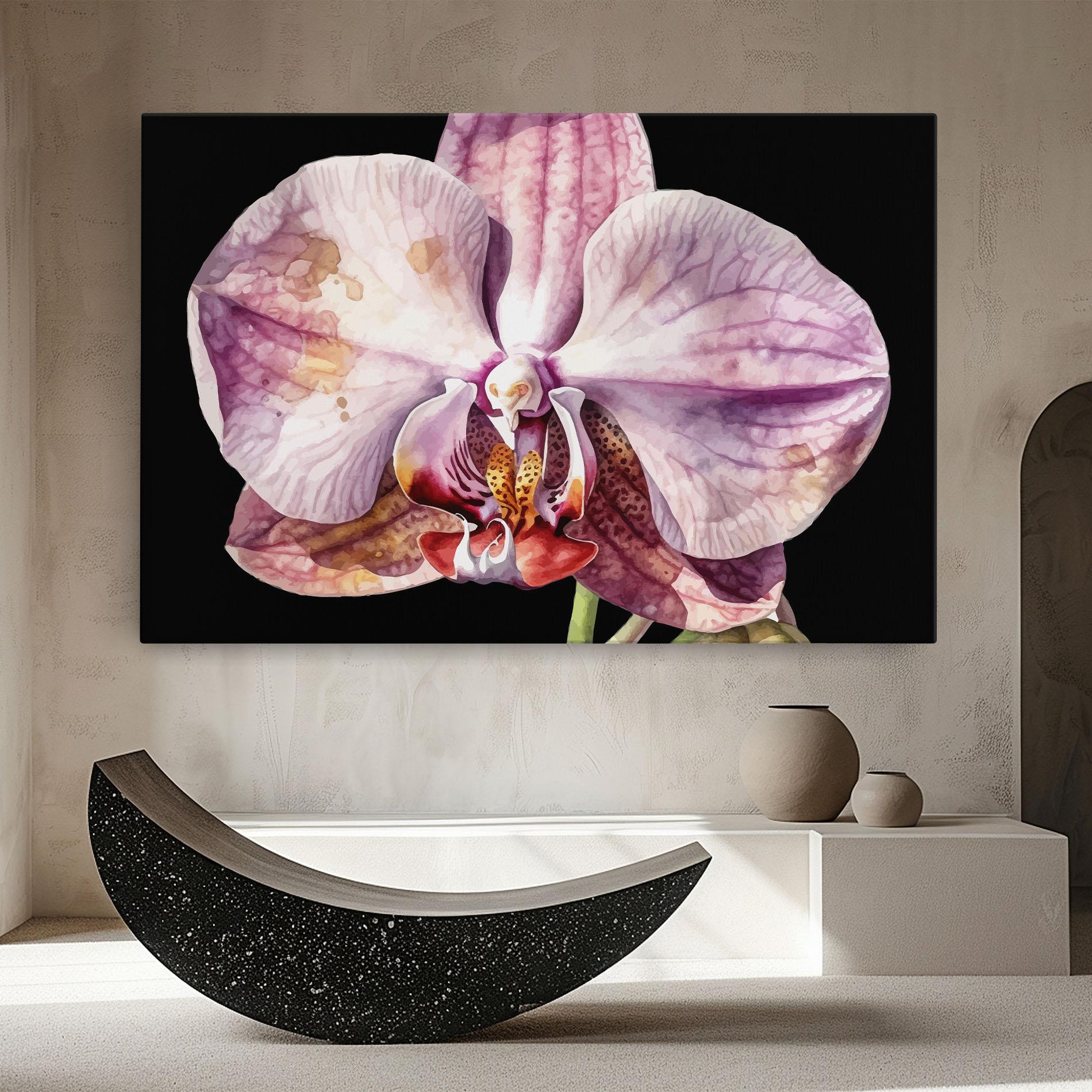 Tablou Canvas Painted Orchid mockup 8