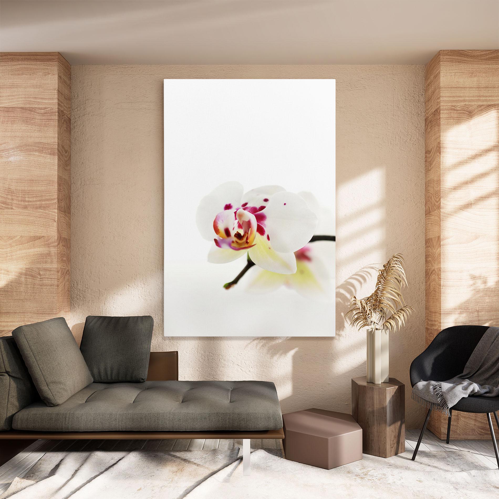 Tablou Canvas Clean White Orchid mockup 8