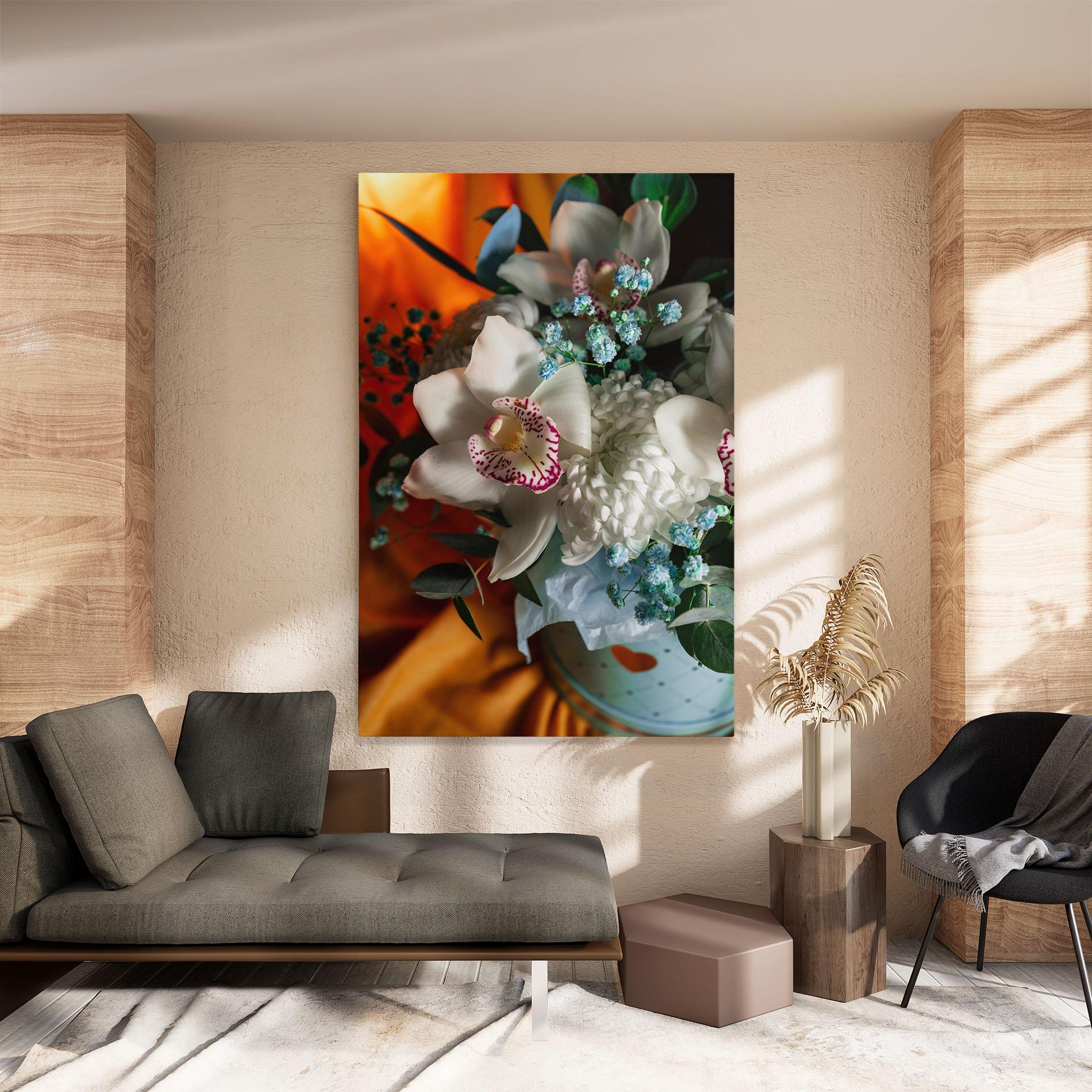 Tablou Canvas Orchid In Vase mockup 8